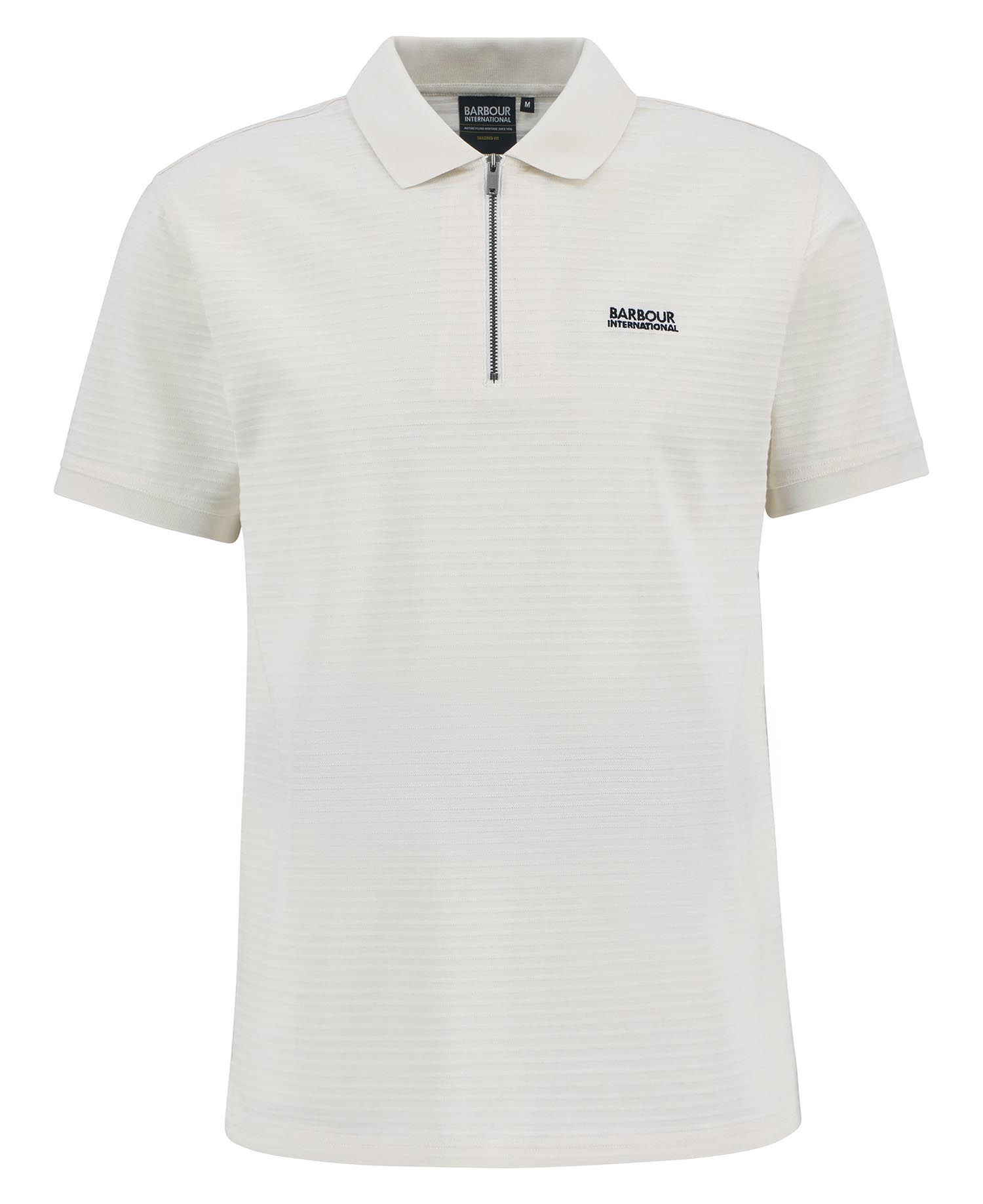 Alfred Jacquard Striped Polo Shirt