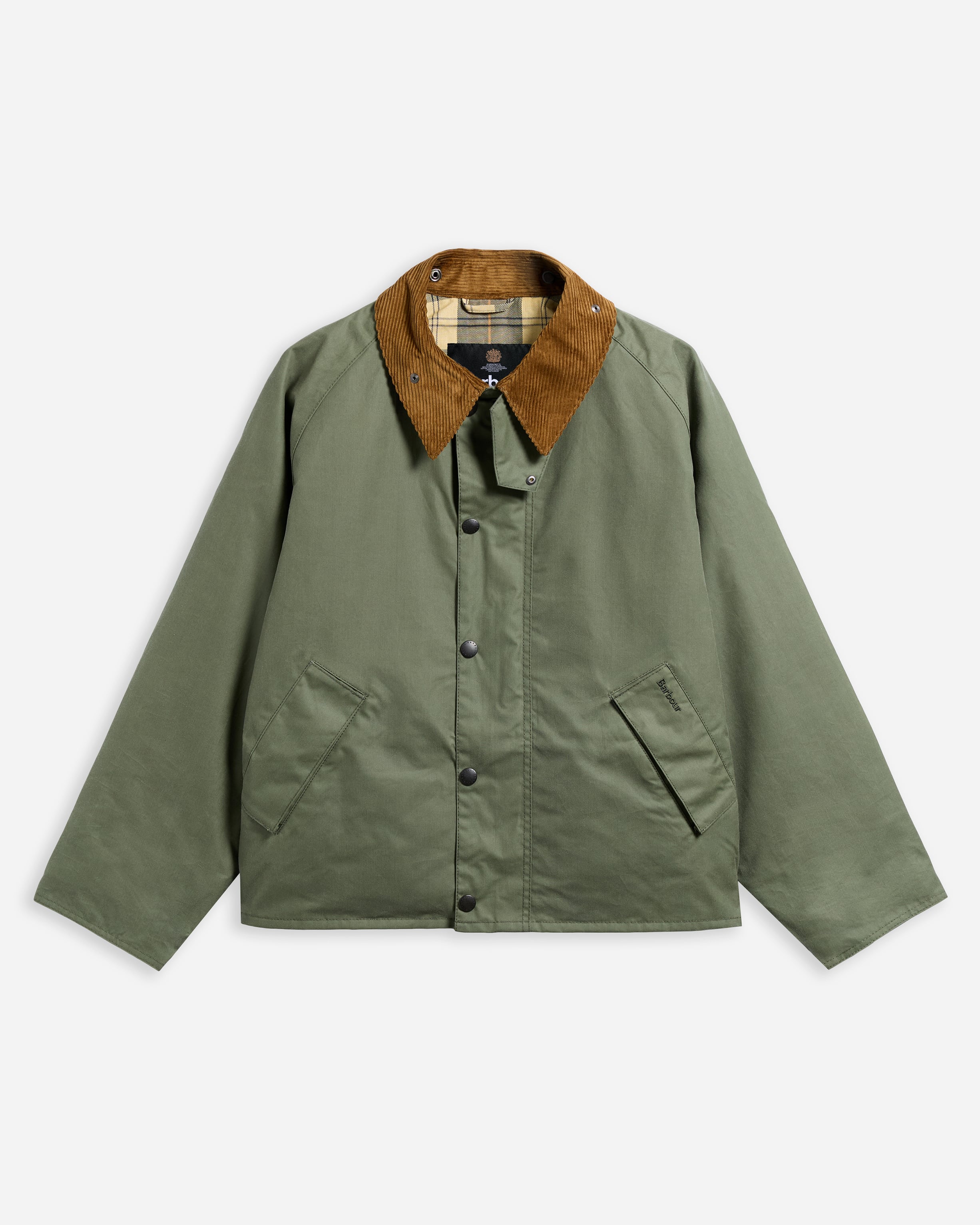 Transport Waxed Jacket Light Moss