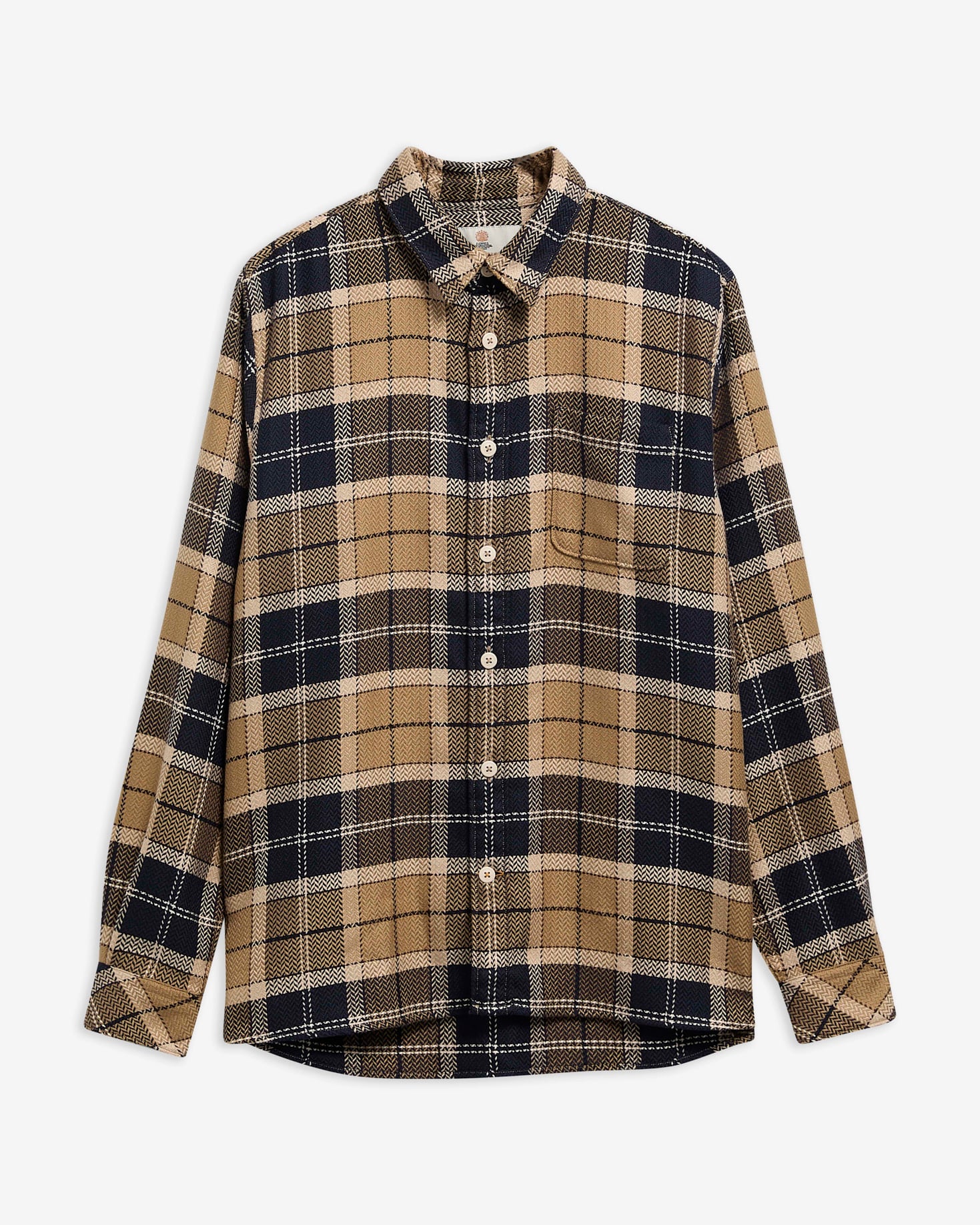 Camicia a maniche lunghe Fergus in tartan con vestibilit&agrave; comoda Birchwood Dress Tartan