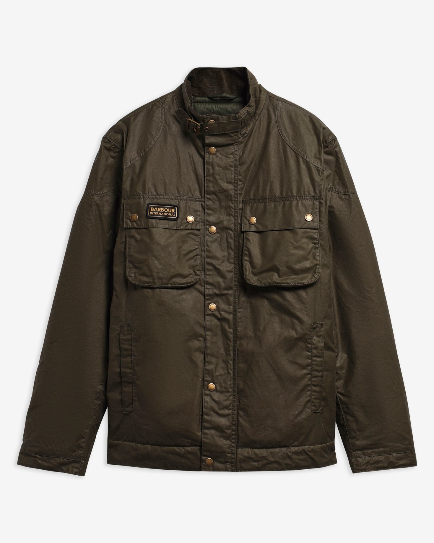 Wachsjacke Winter Merton Olive Night
