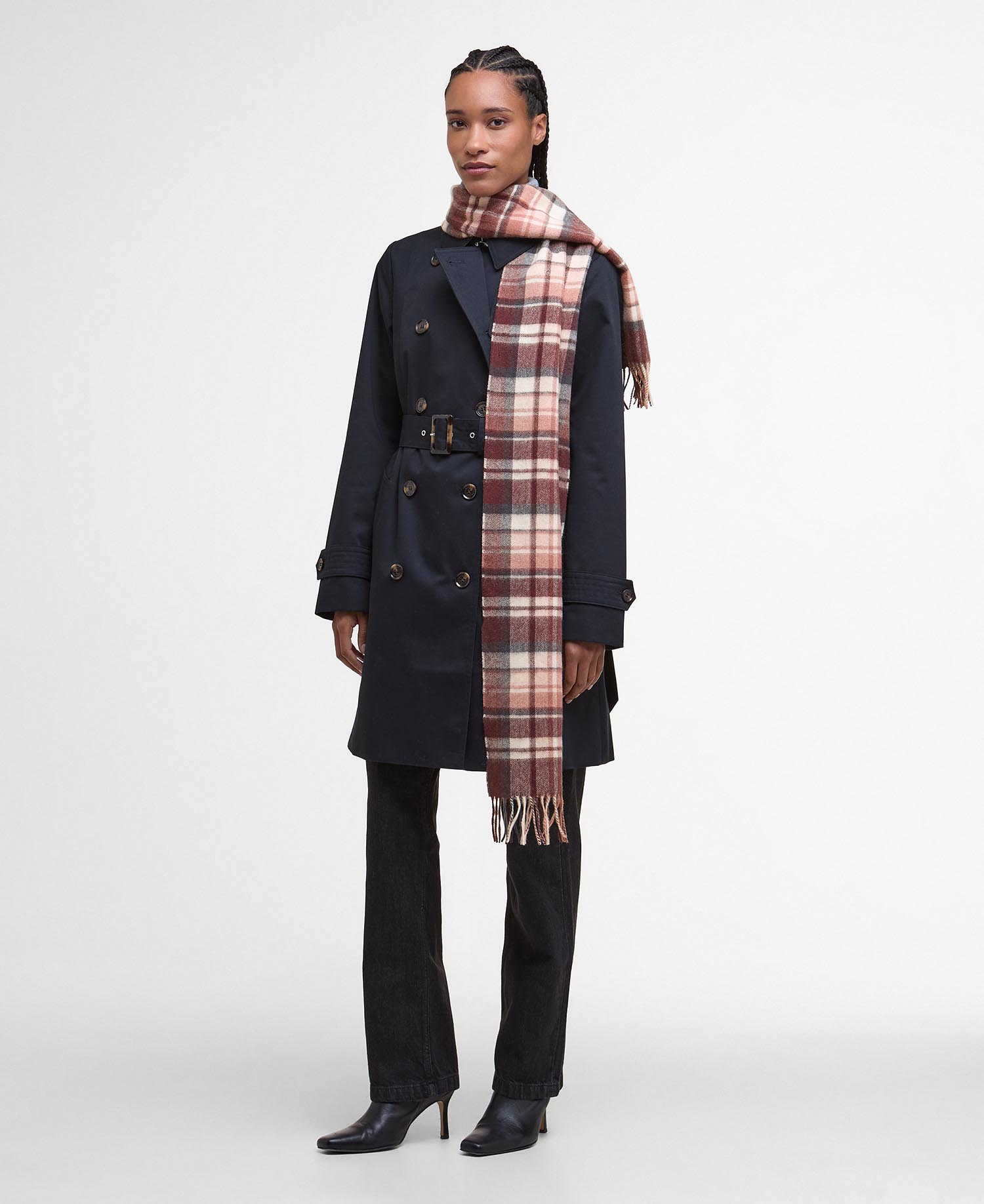 Sciarpa invernale vintage Plaid