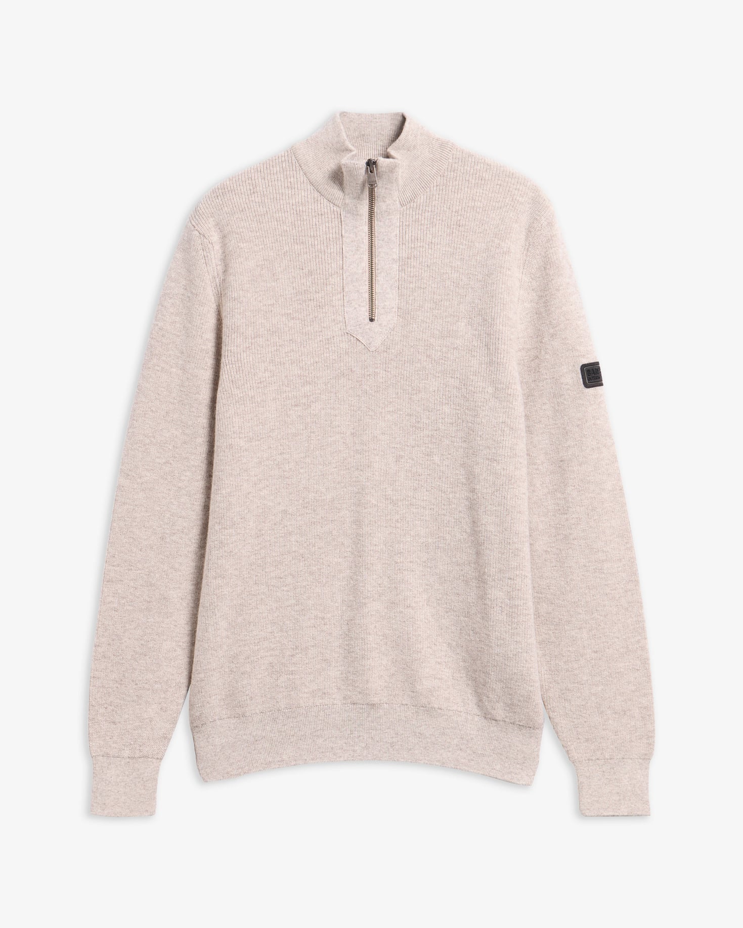 Crawley Quarter-Zip Jumper Concrete