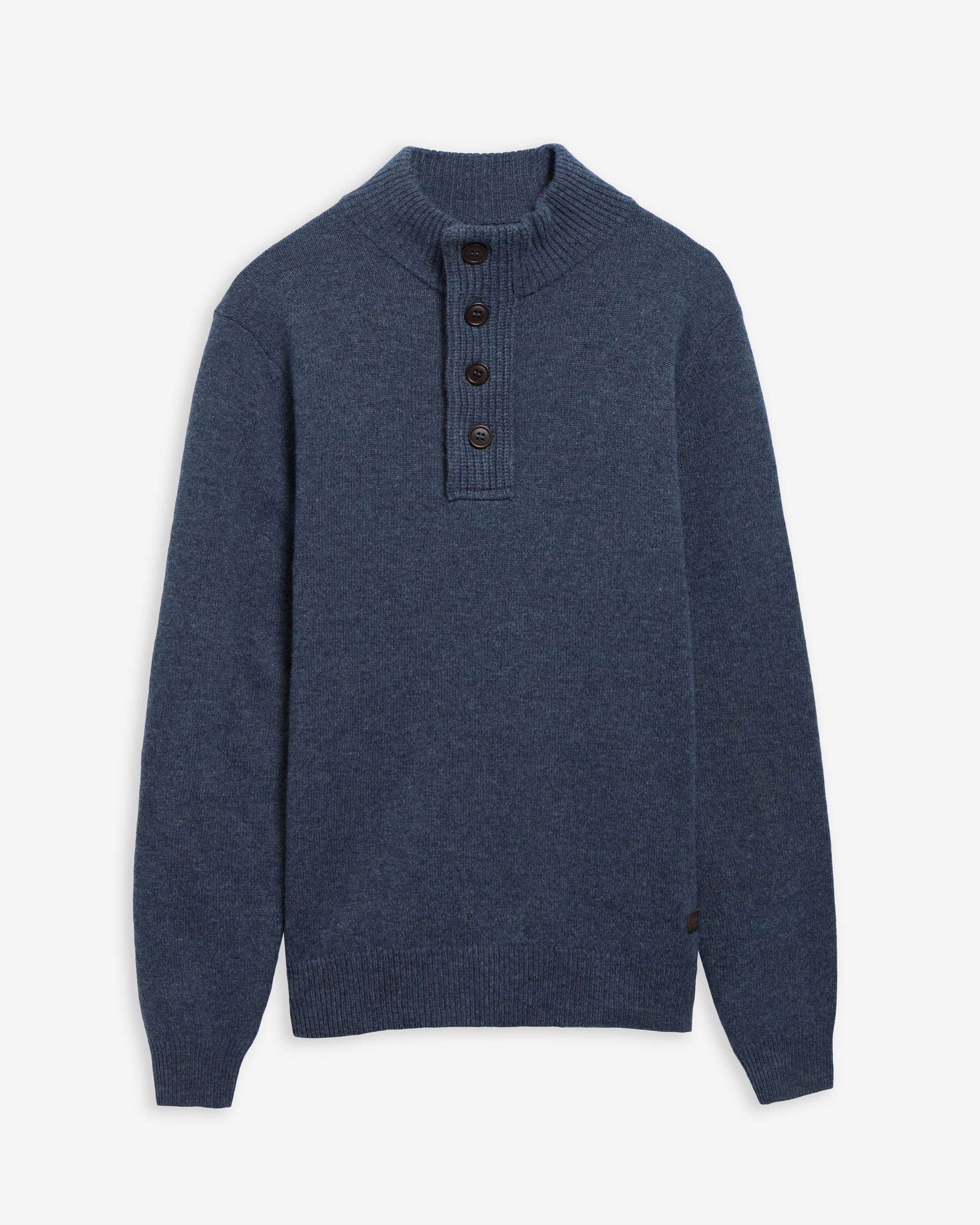 Felpa con toppa sul gomito Essential Dark Indigo