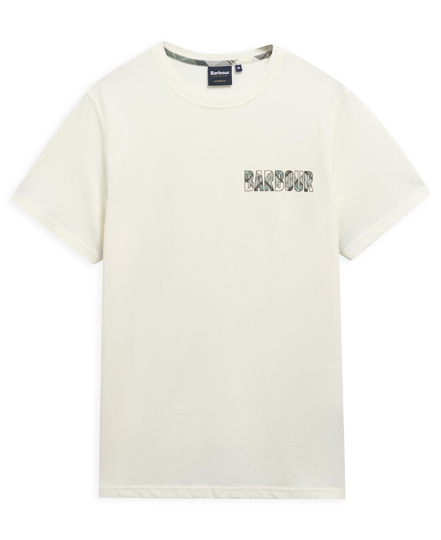 Birdsall Graphic Tailored T-Shirt Whisper White