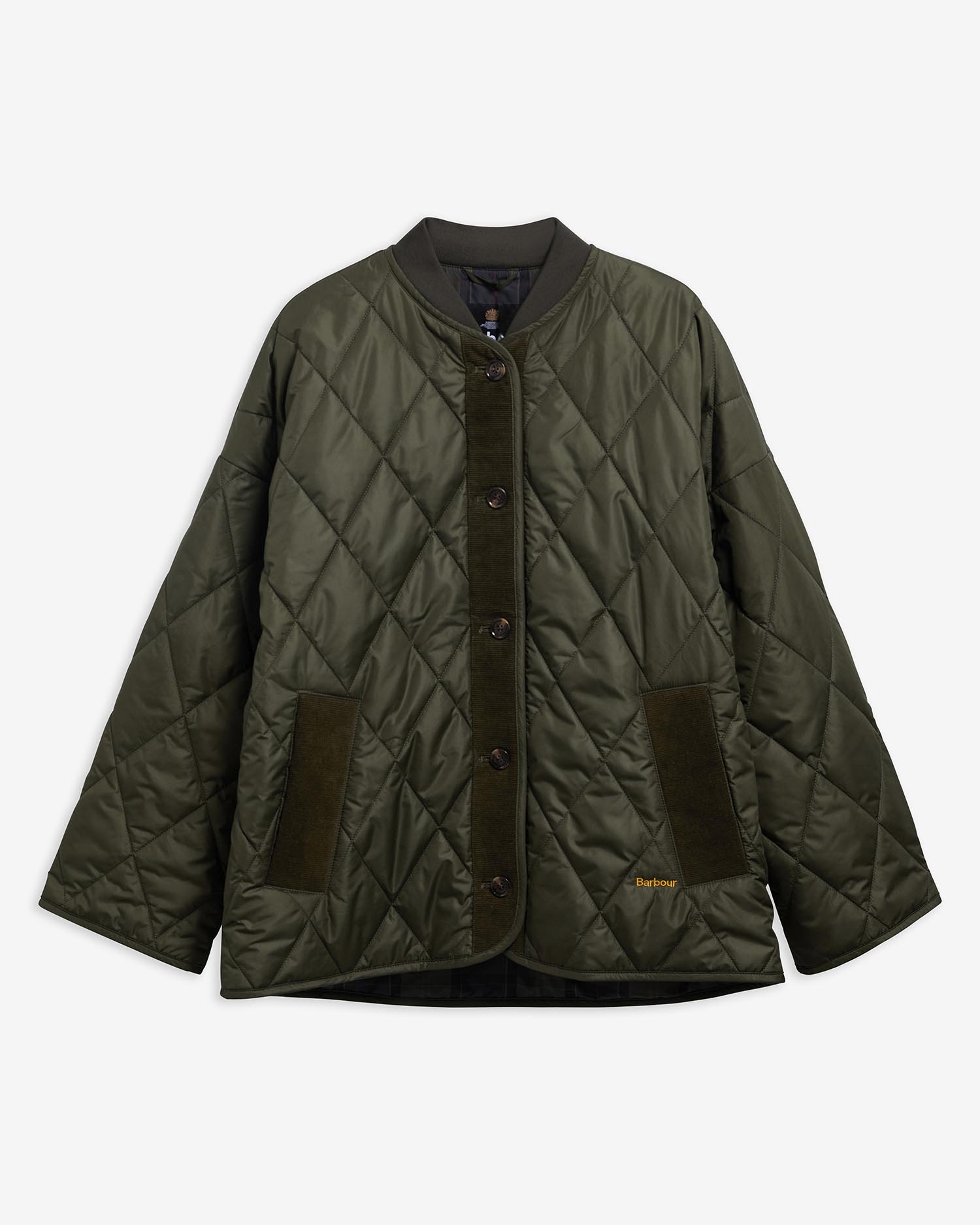 Giacca trapuntata Abercorn Olive/Shadow Classic
