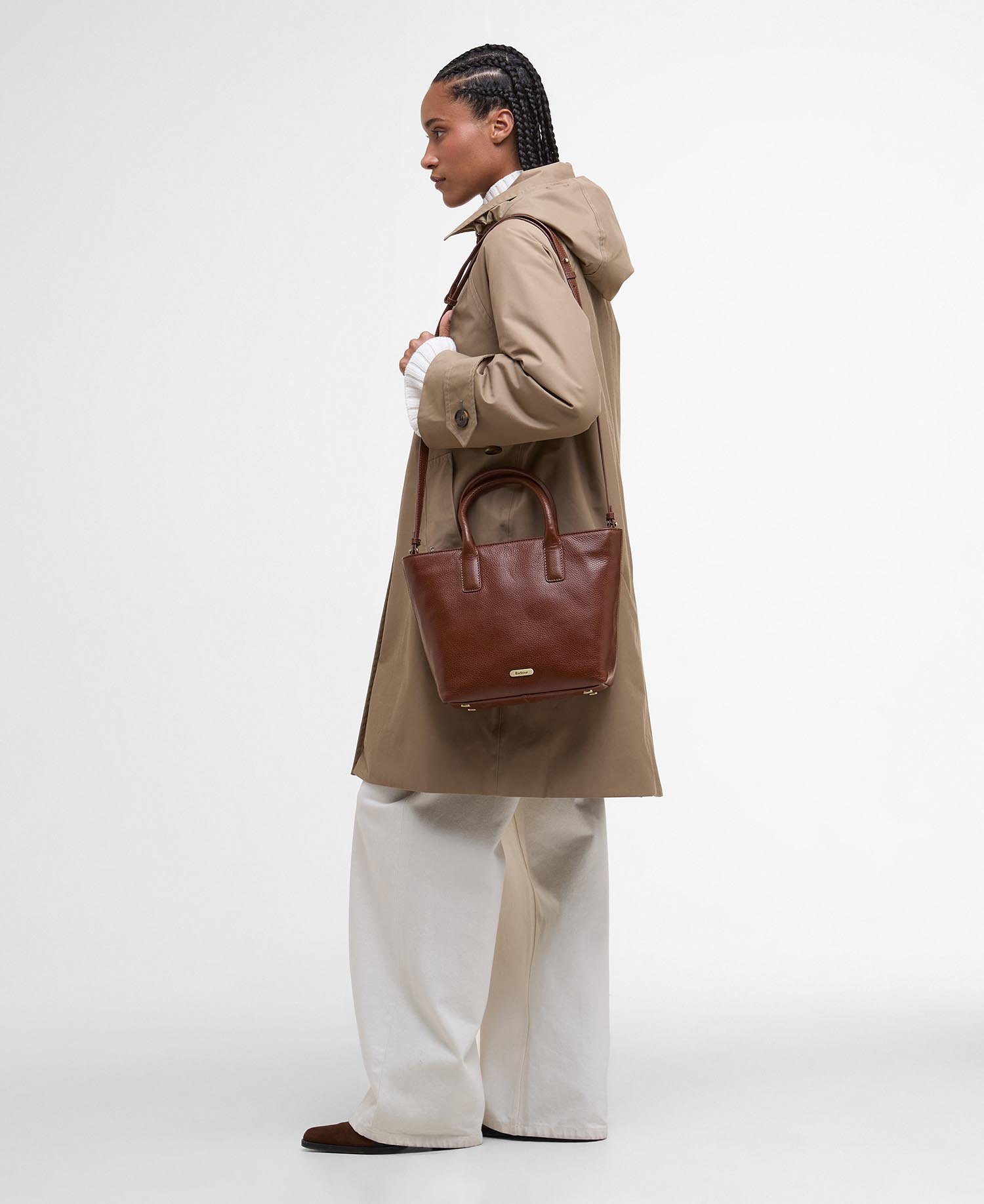 Birch Leather Tote Bag Birch Leather Tote Bag