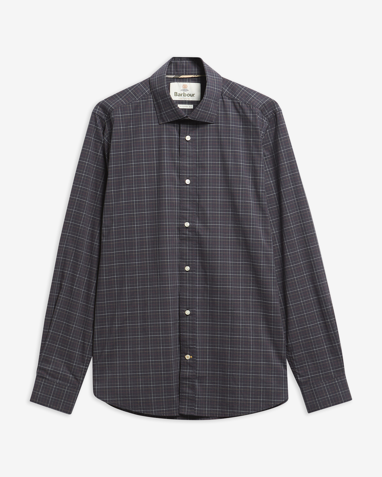 Barbour Hemd Ashfield Tailored Fit Navy