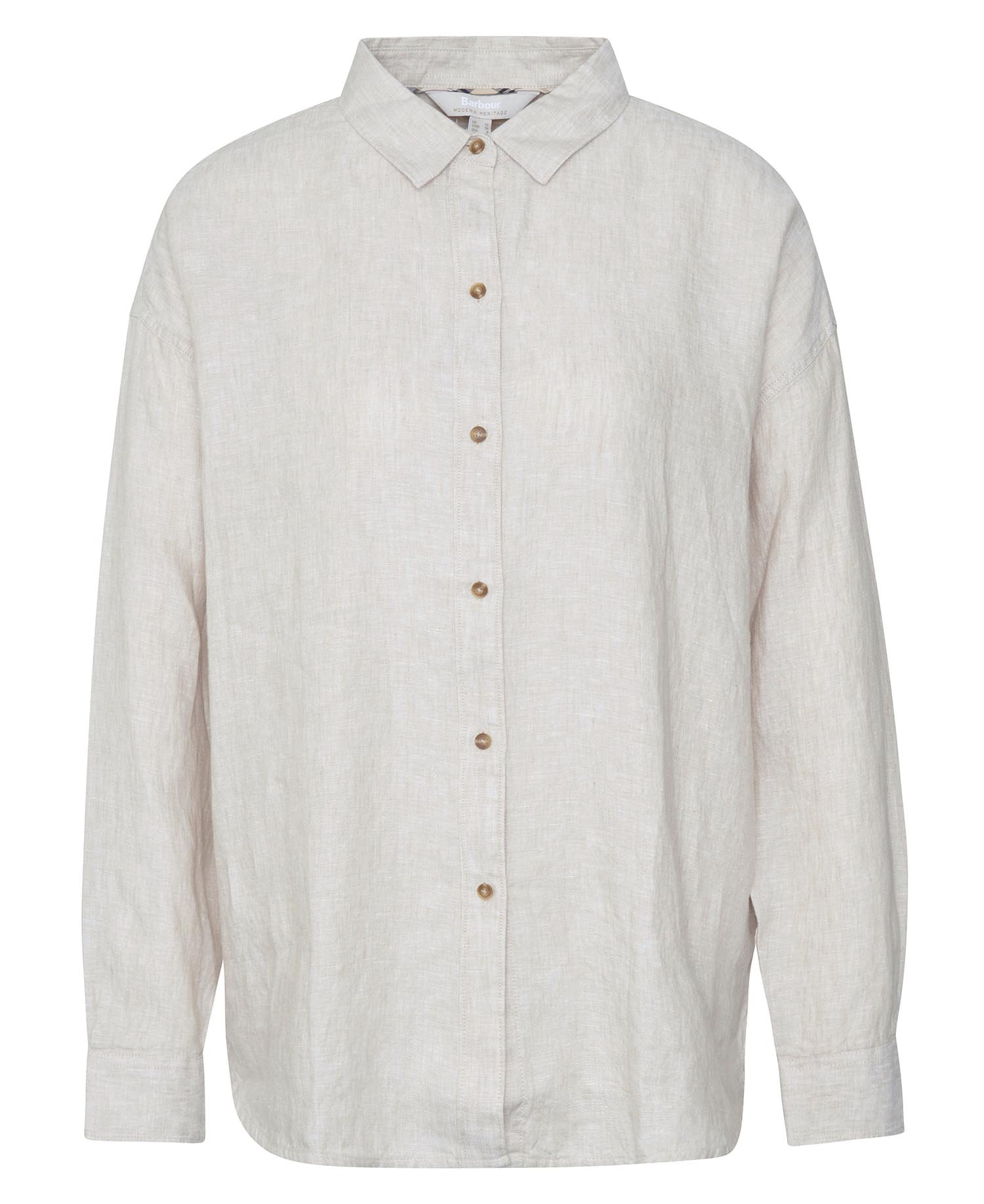 Hampton Relaxed Linen Shirt Light Sand