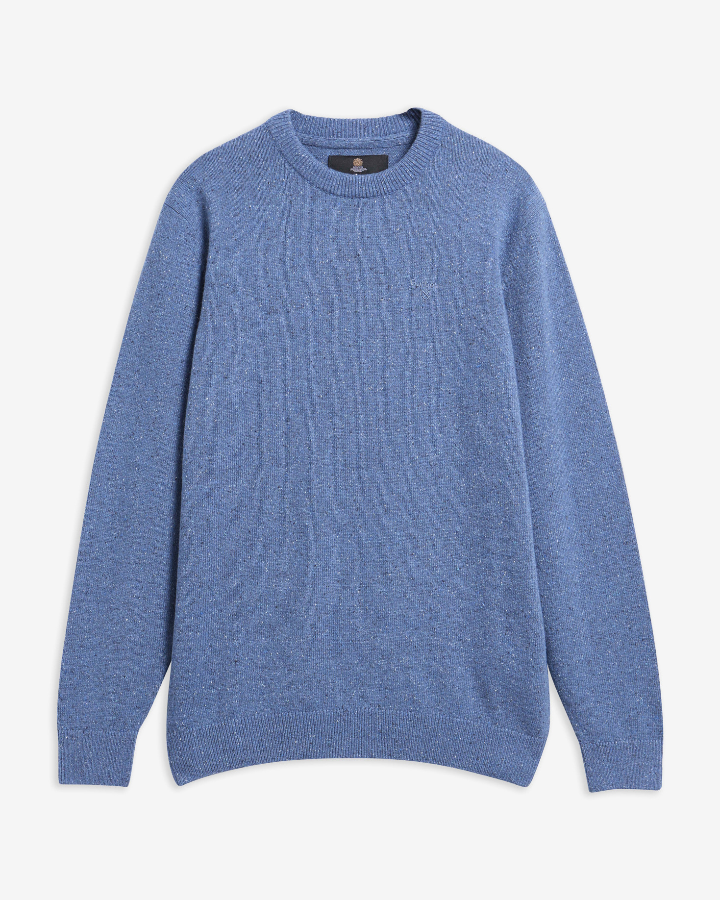 Essential Tisbury Crew-Neck Jumper Tarn Blue