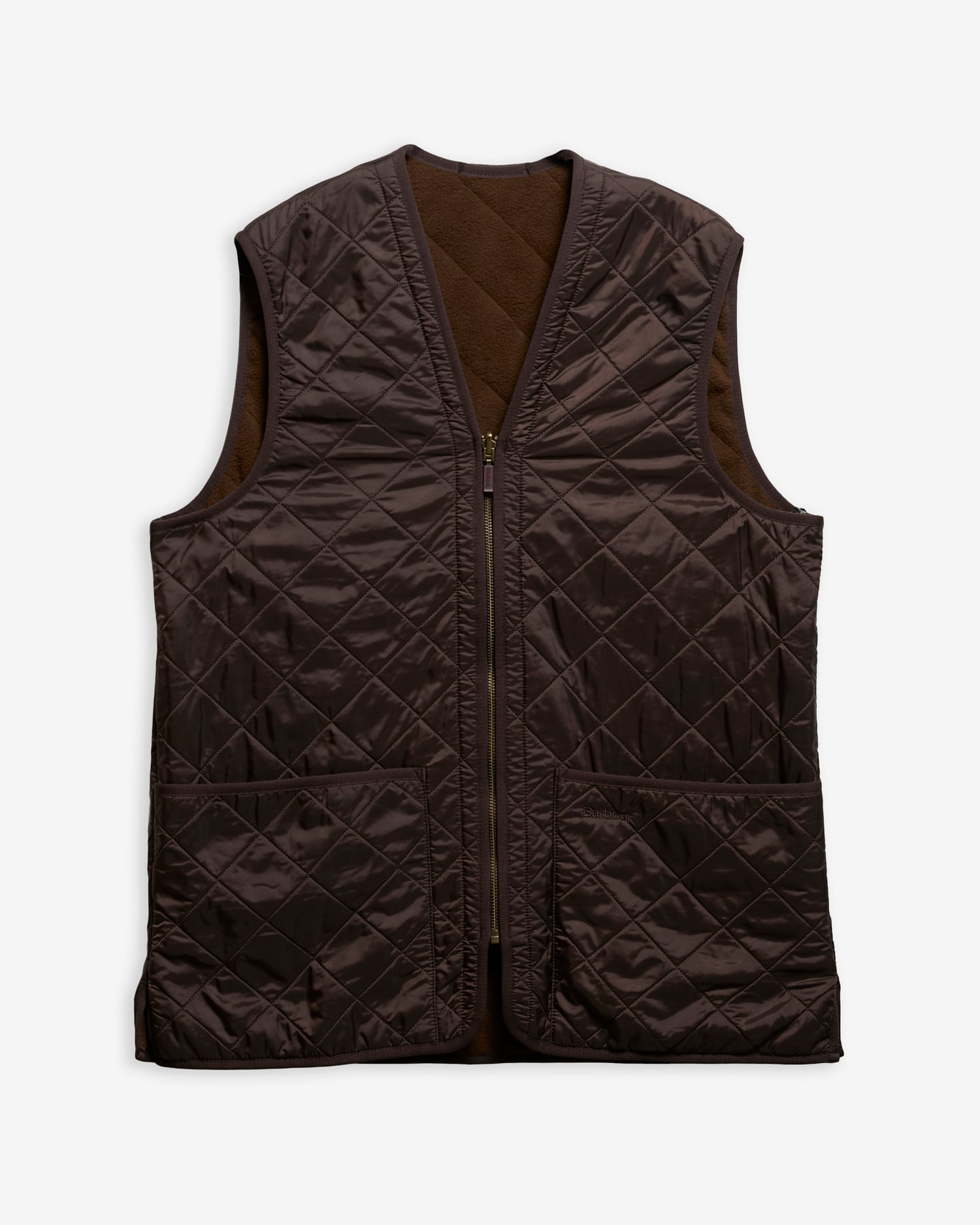Gilet trapuntato/fodera con zip Polarquilt