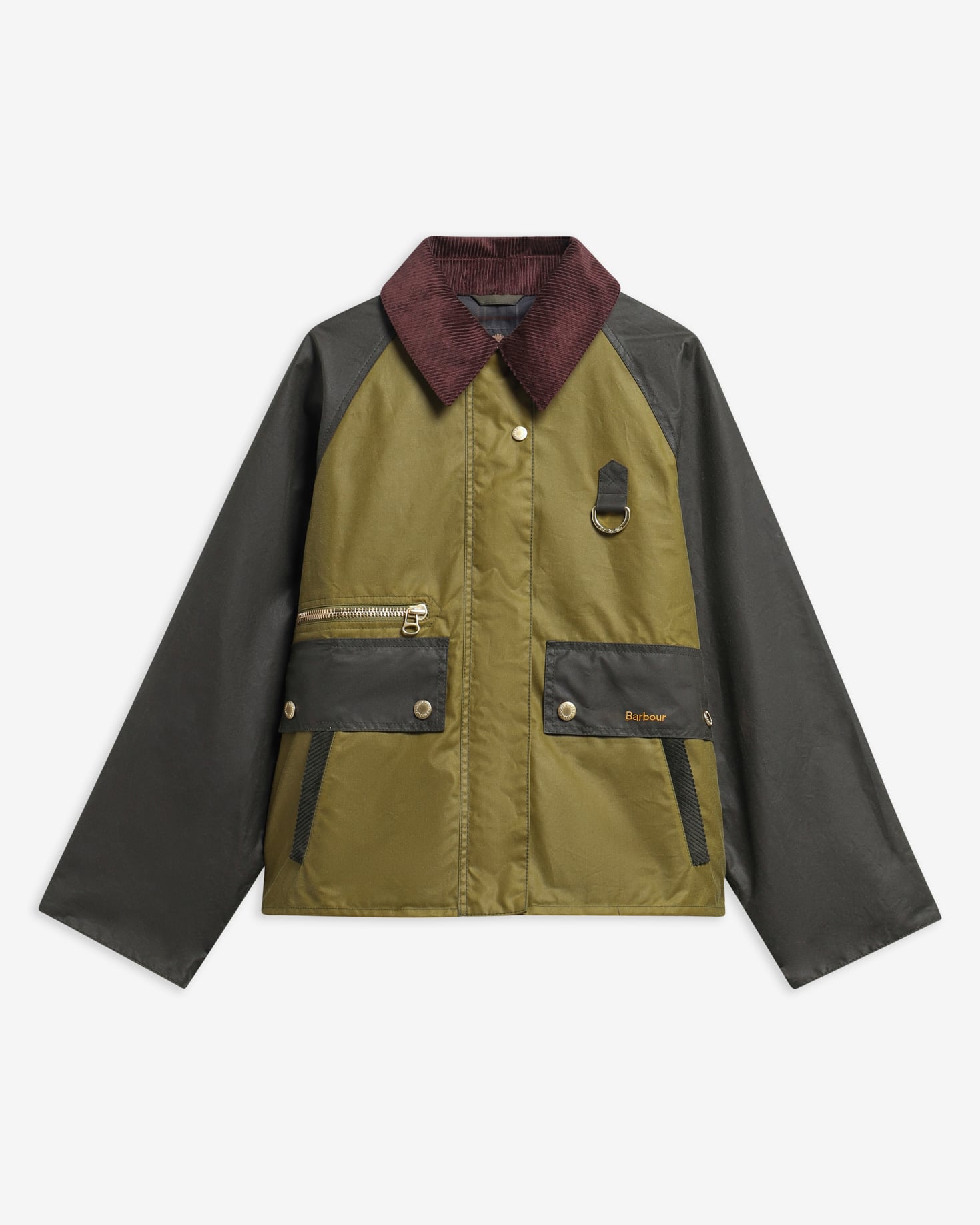 Cottingham Waxed Jacket Golden Olive/Fern/Shadow Classic