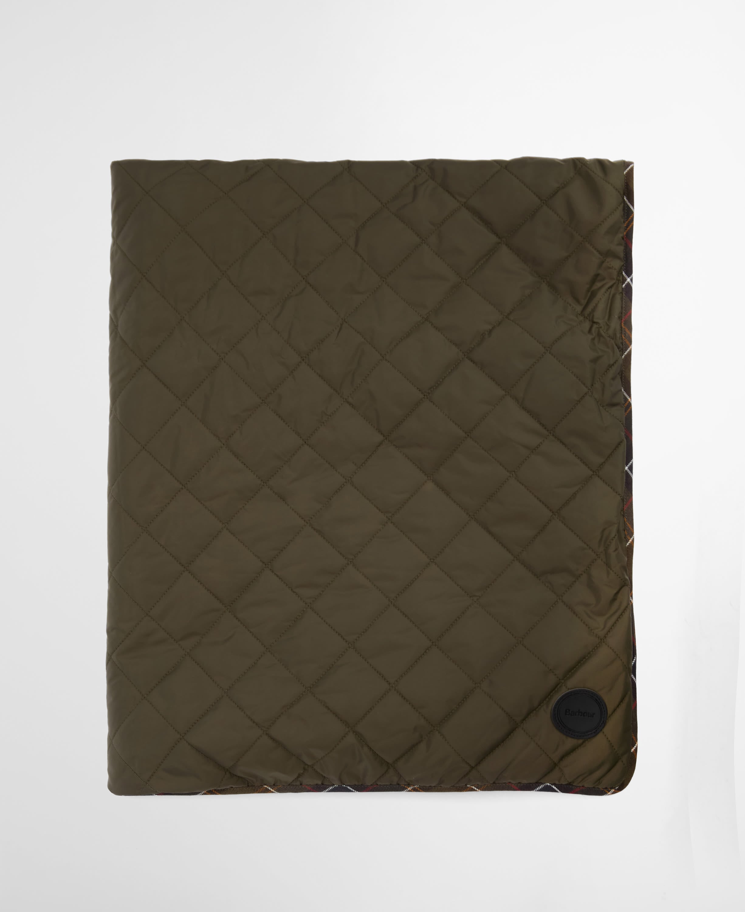 Dog Quilt and Fleece Blanket Olive