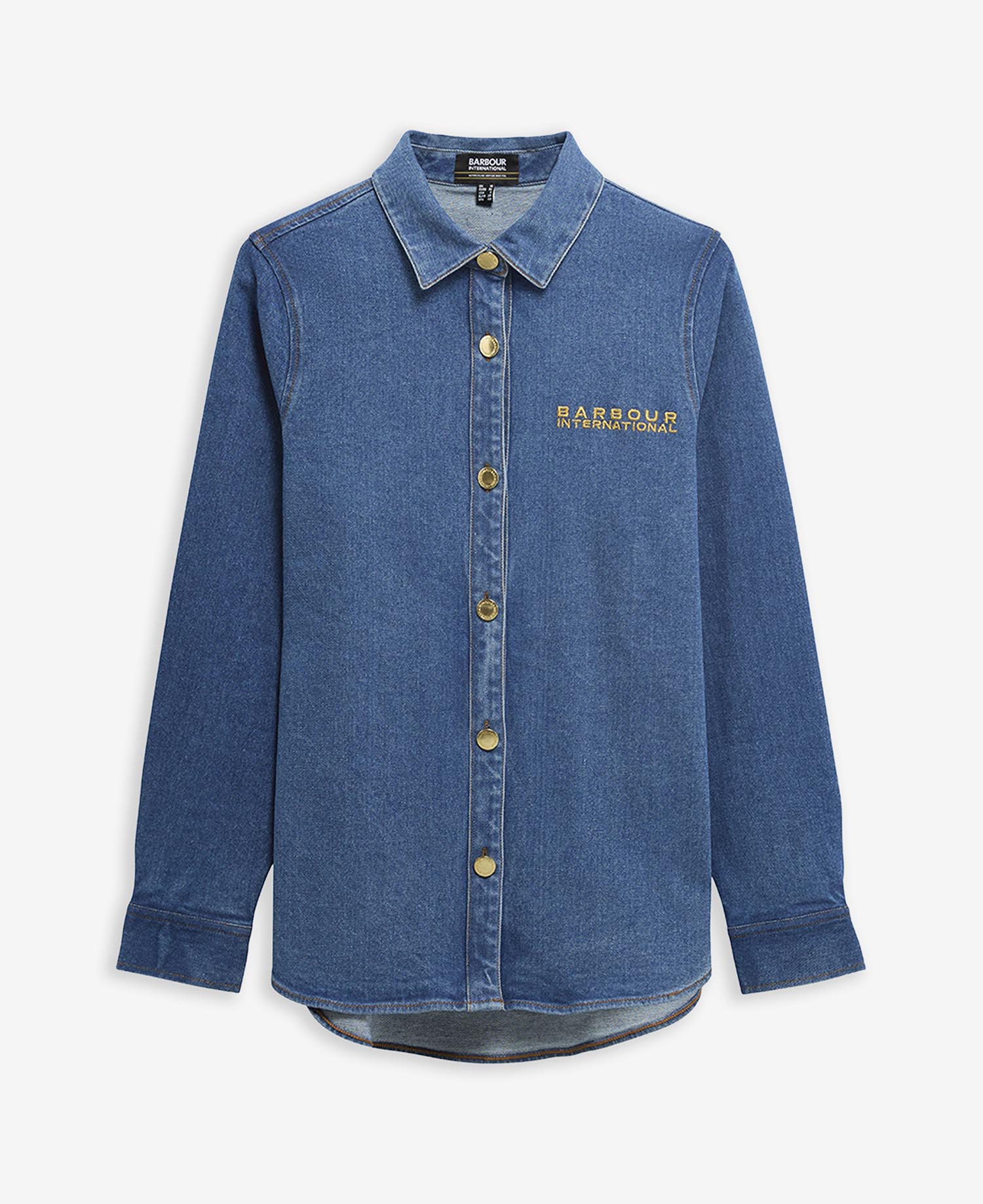 Seren Oversized Denim Shirt Denim Blue
