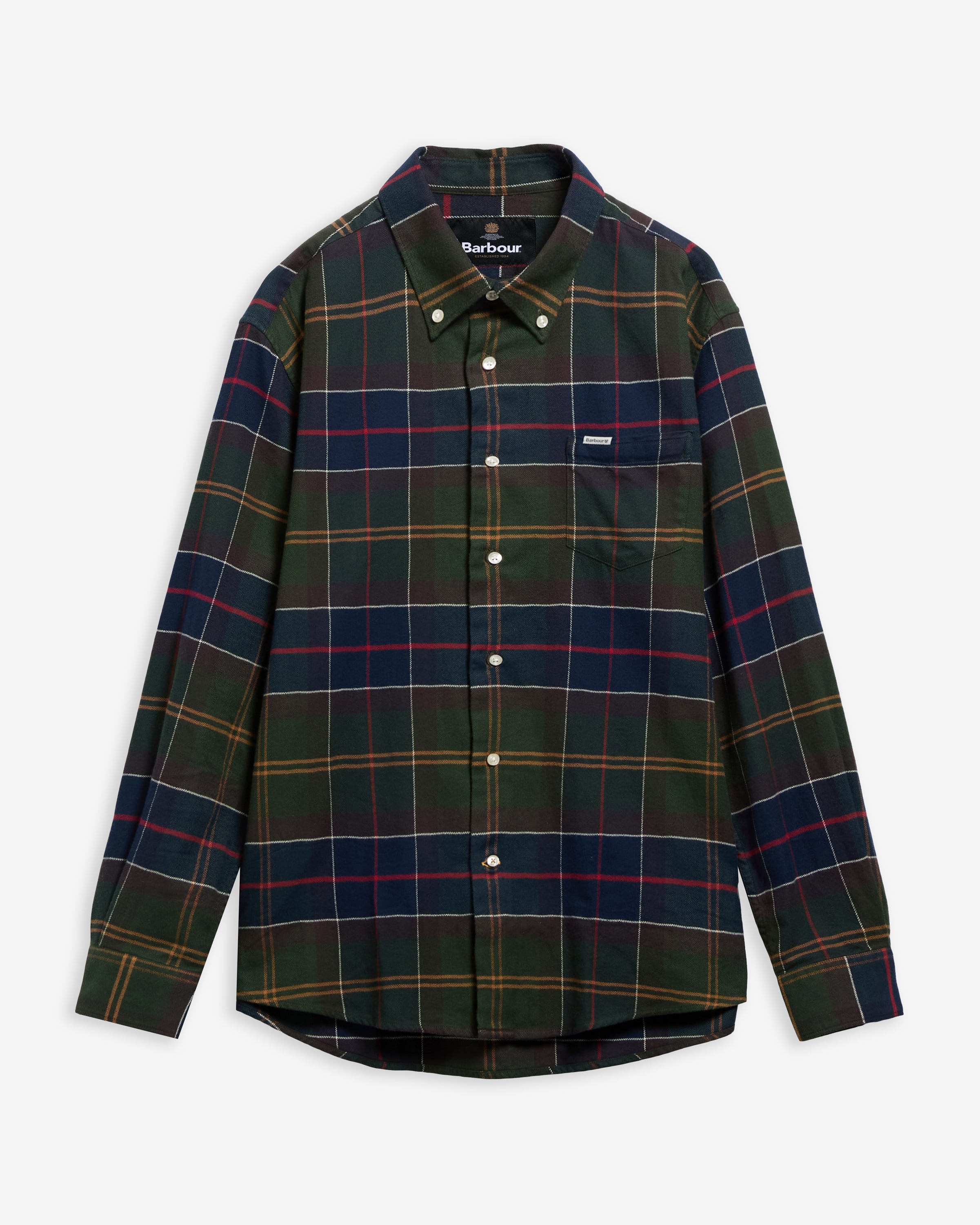 Hogside Tartan Regular Long-Sleeved Shirt Classic Tartan