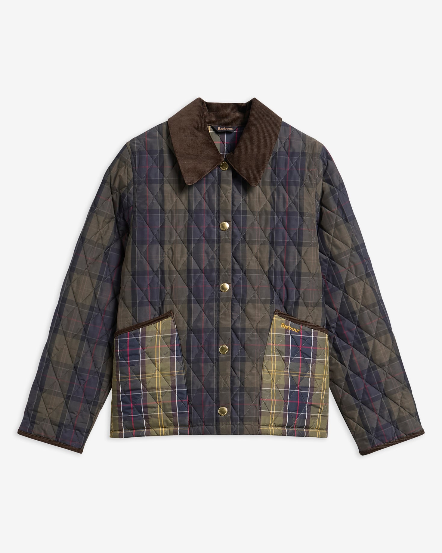 Tartan Reimagined Icons Tartan Cropped Liddesdale Quilted Jacket Shadow Classic/Classic