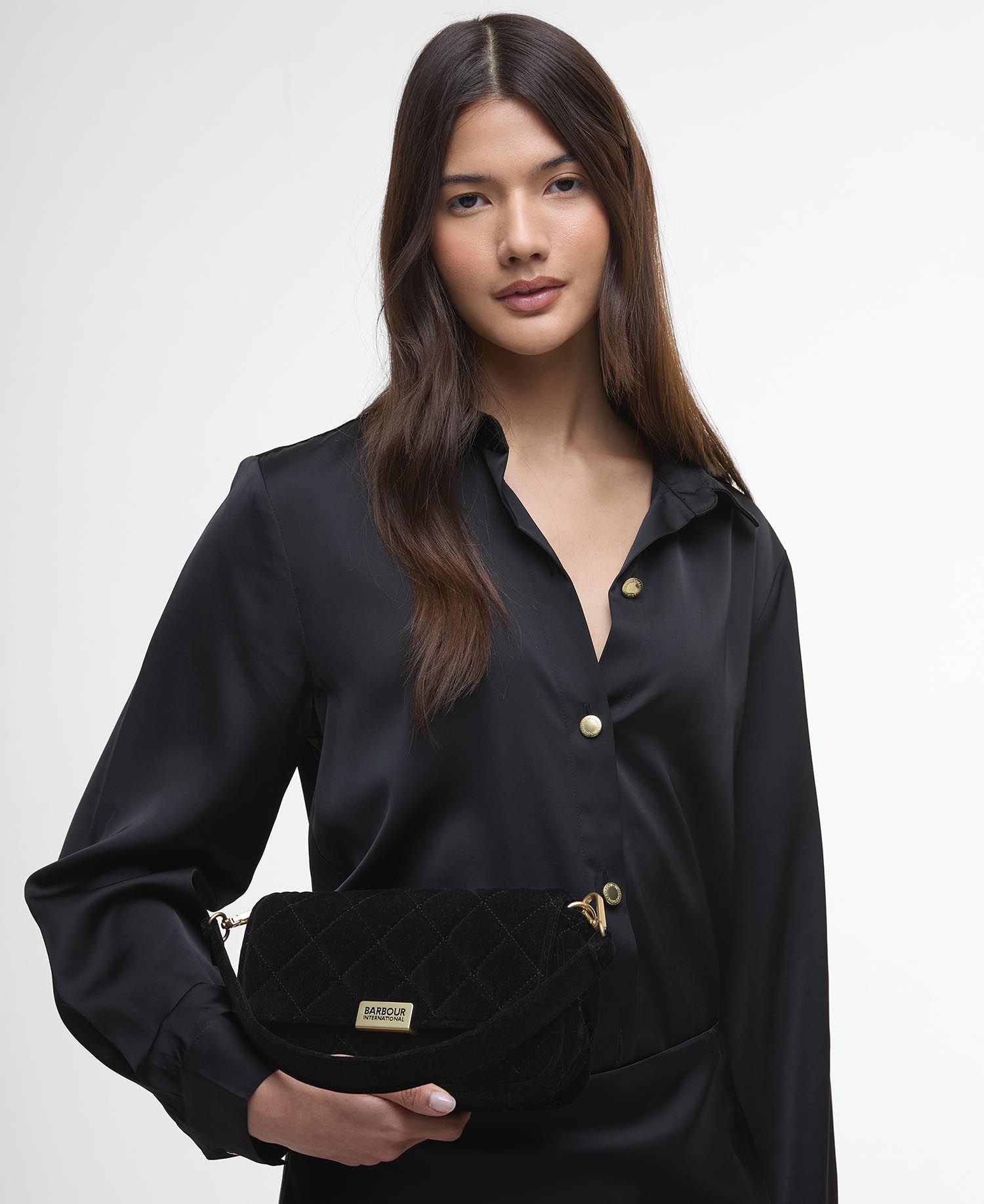 Mini borsa a tracolla trapuntata Soho