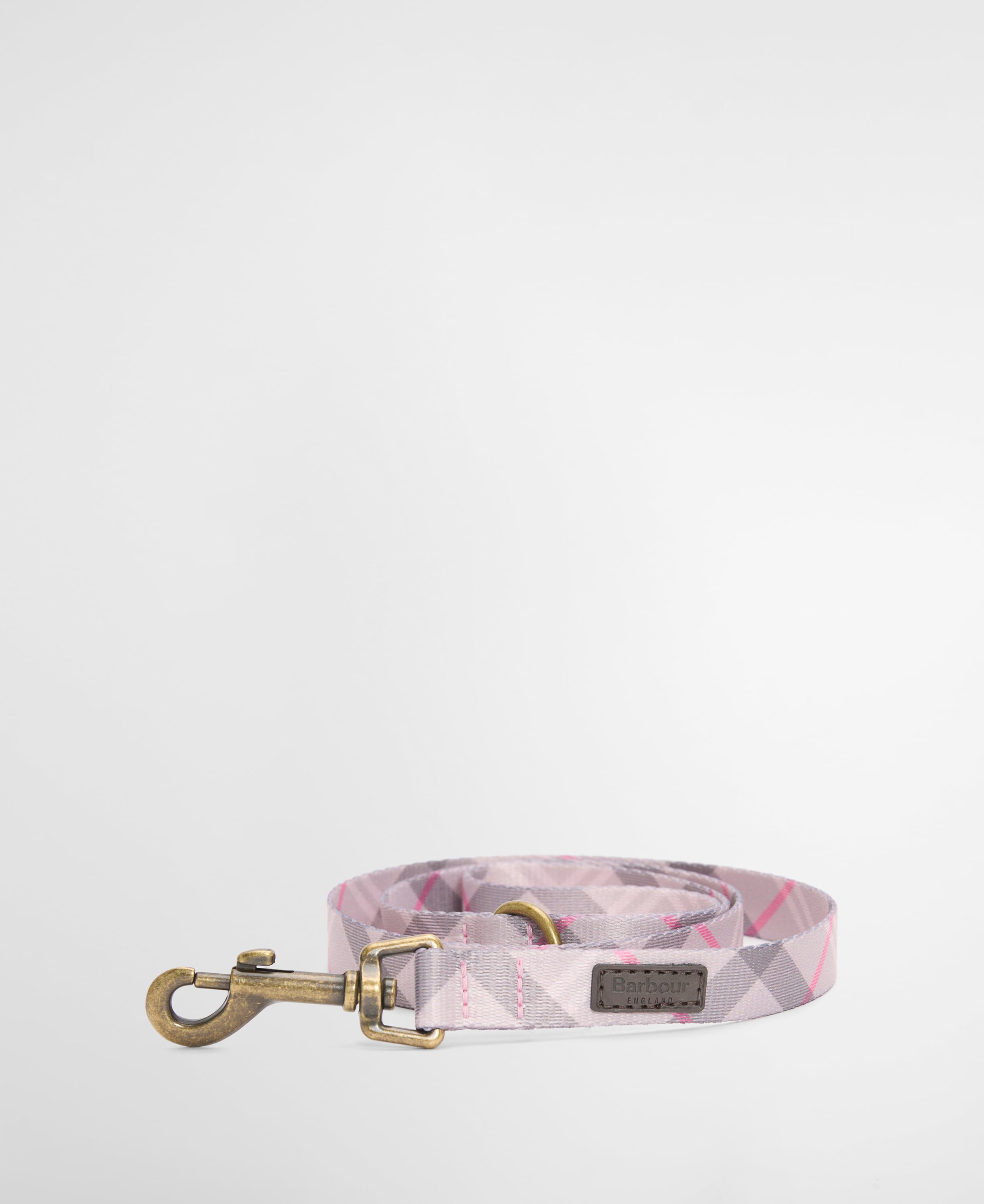 Tartan Printed Dog Lead Pink Tartan
