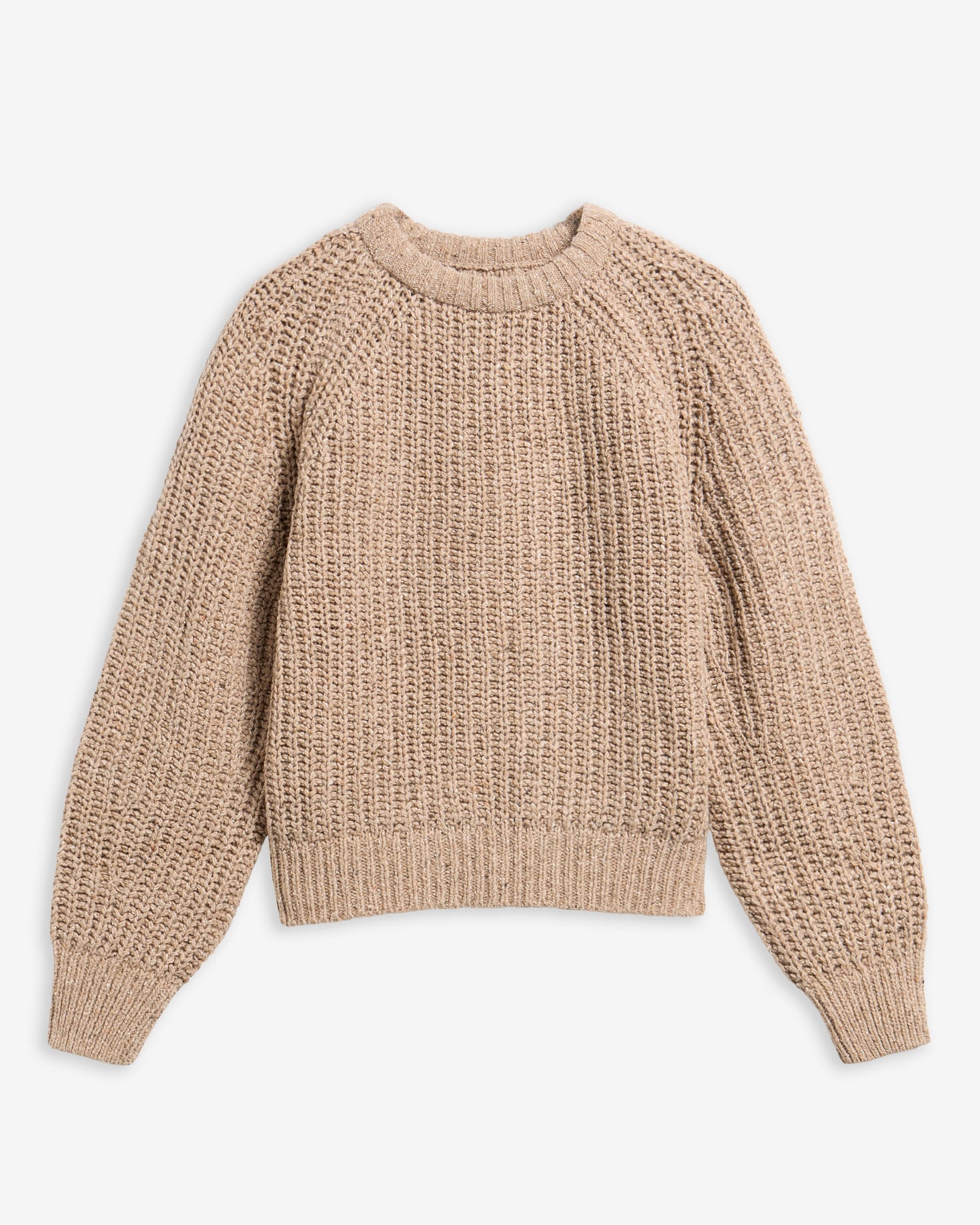 Alderney Wool-Blend Crew Neck Jumper Warm Trench
