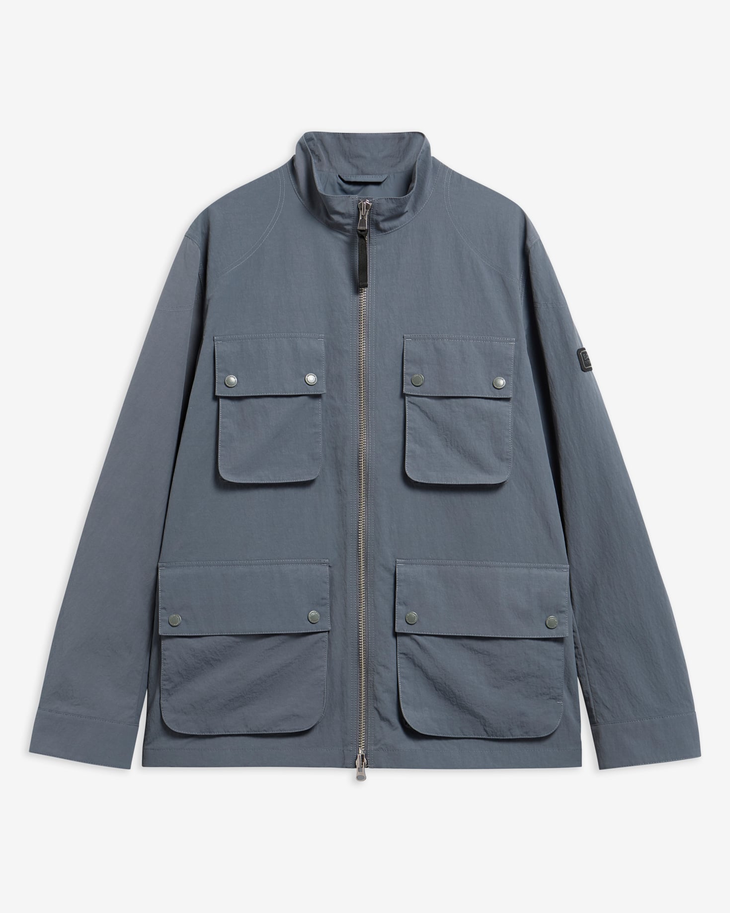 Jacke Course Showerproof Washed Charcoal