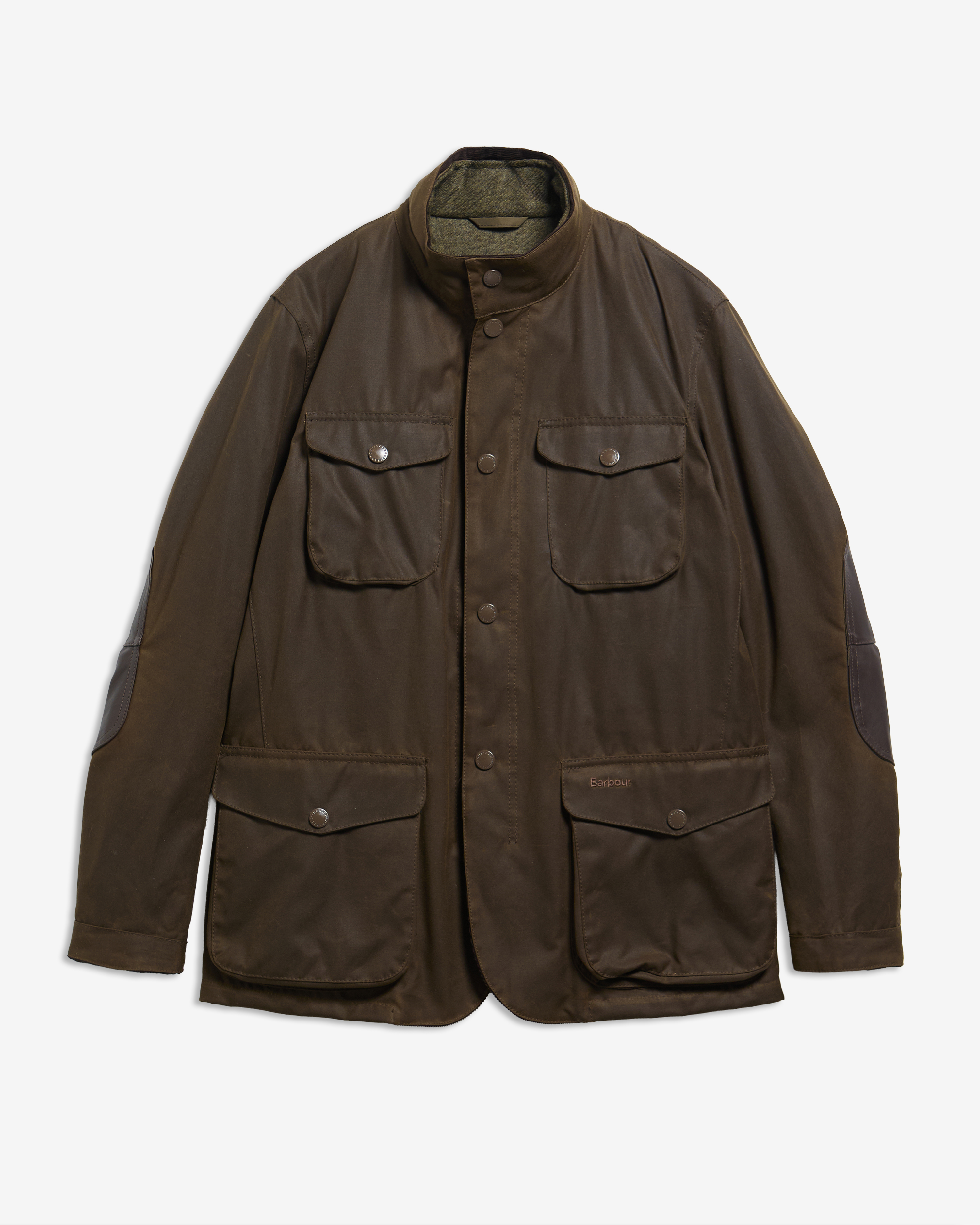 Ogston Waxed Jacket Olive