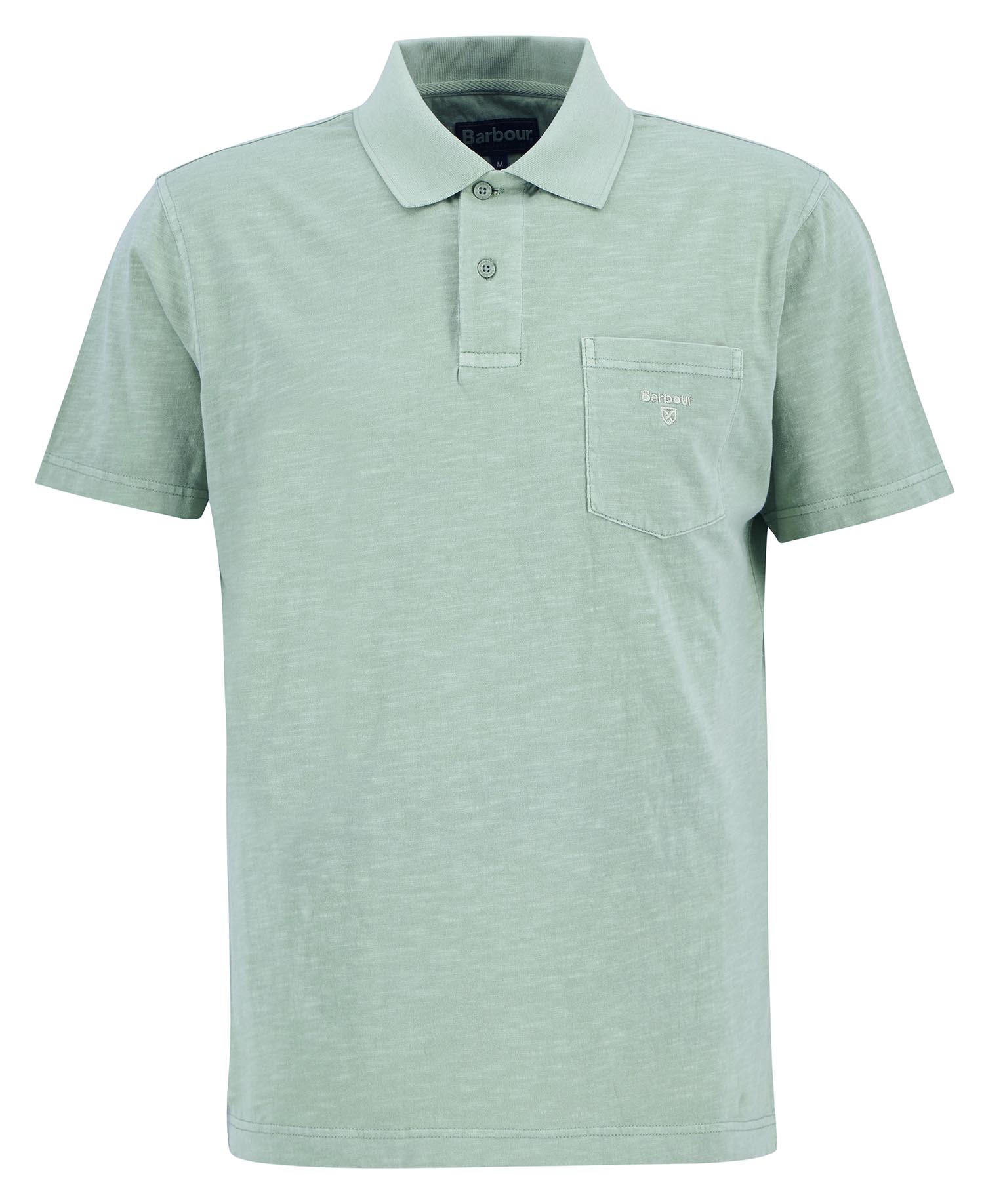 Pigment Dye Slub Polo Shirt Pigment Dye Slub Polo Shirt
