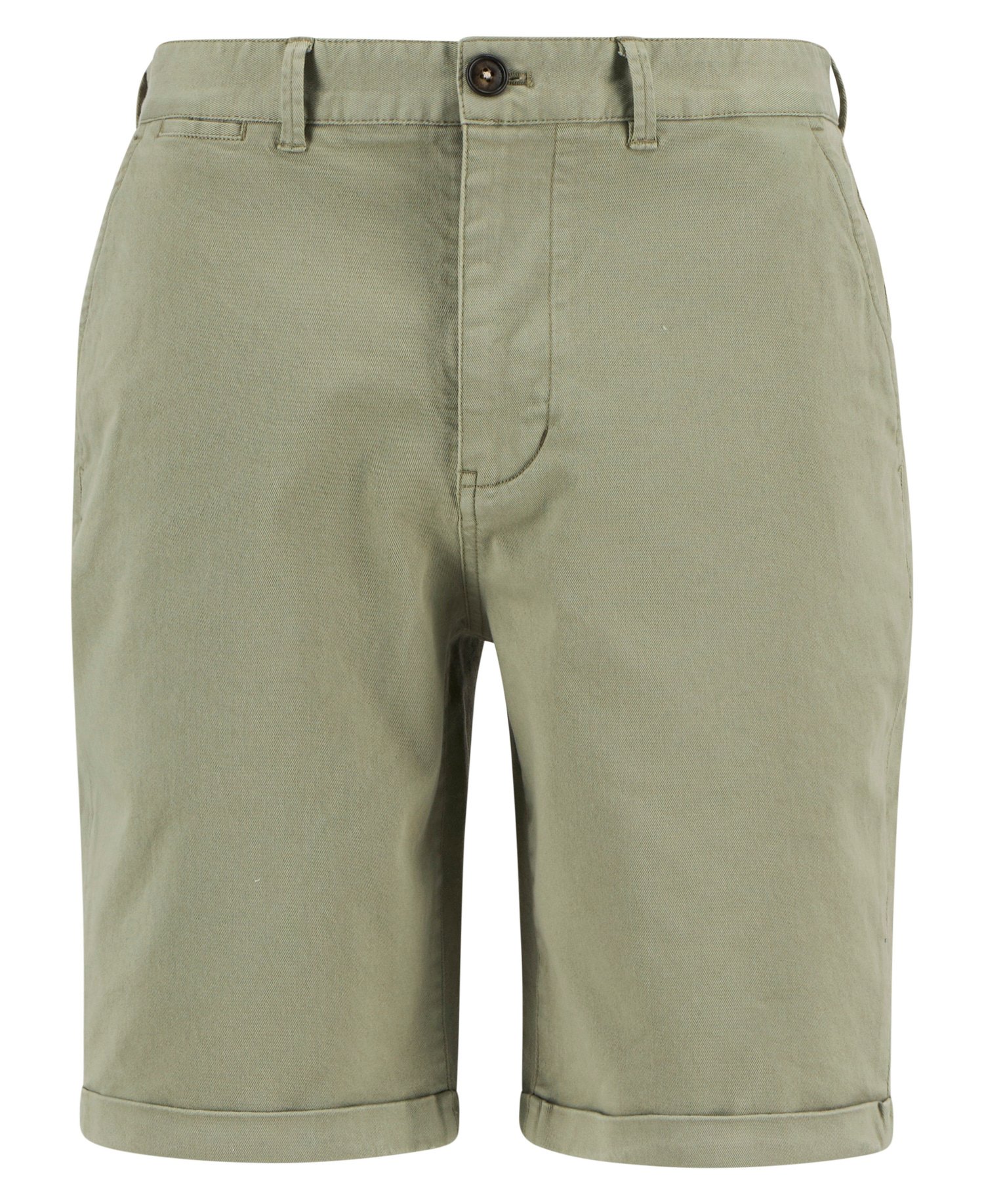 Shorts chino in twill lavato