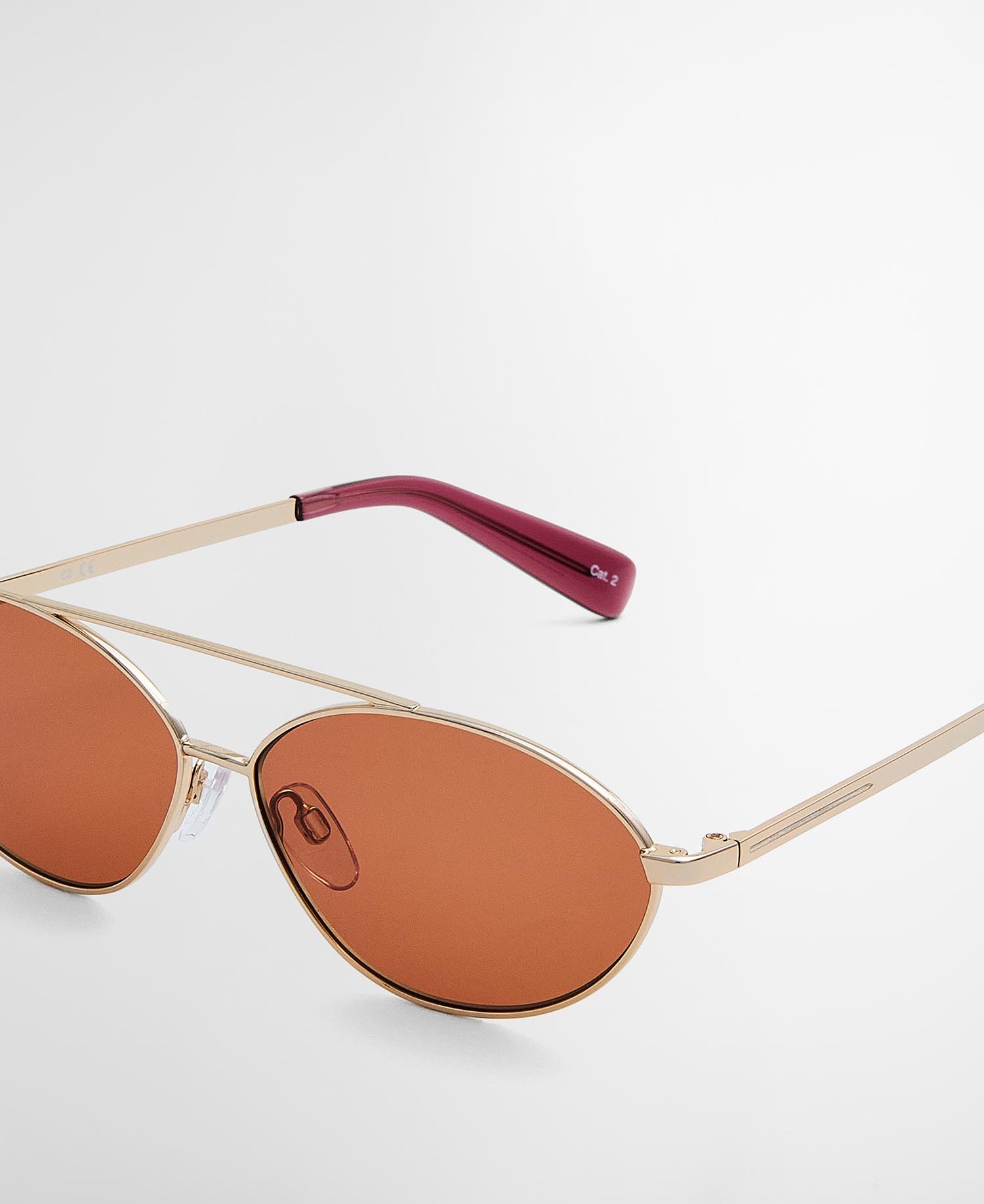 Oval Aviator Sunglasses