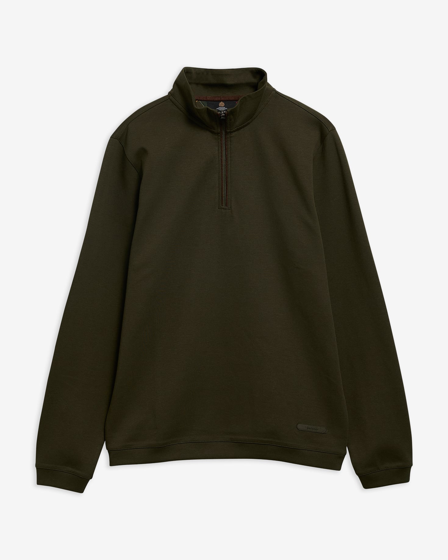 Barbour Sweatshirt Guy Half-Zip Sage