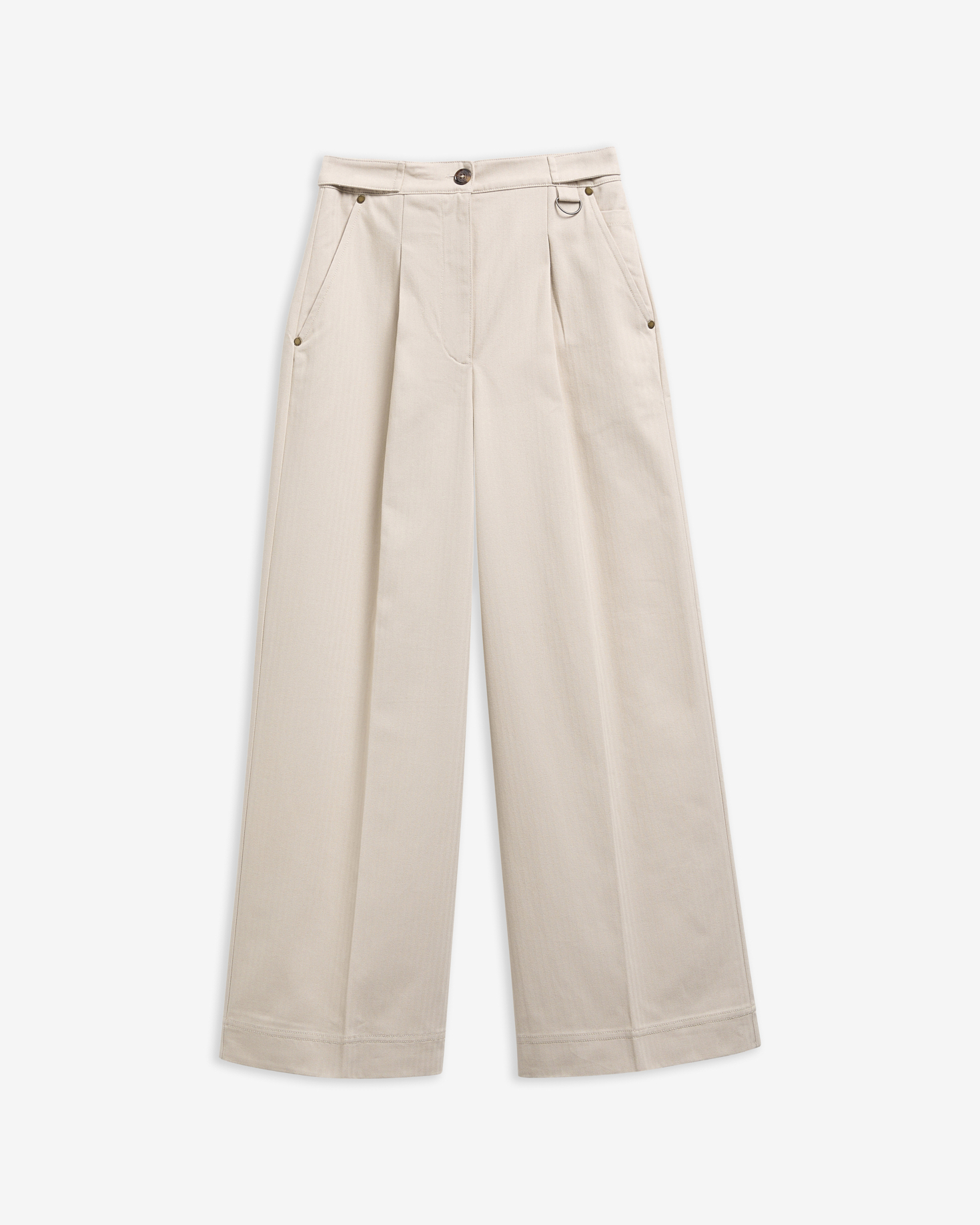 Barbour Hose Annette Wide-Leg Mist