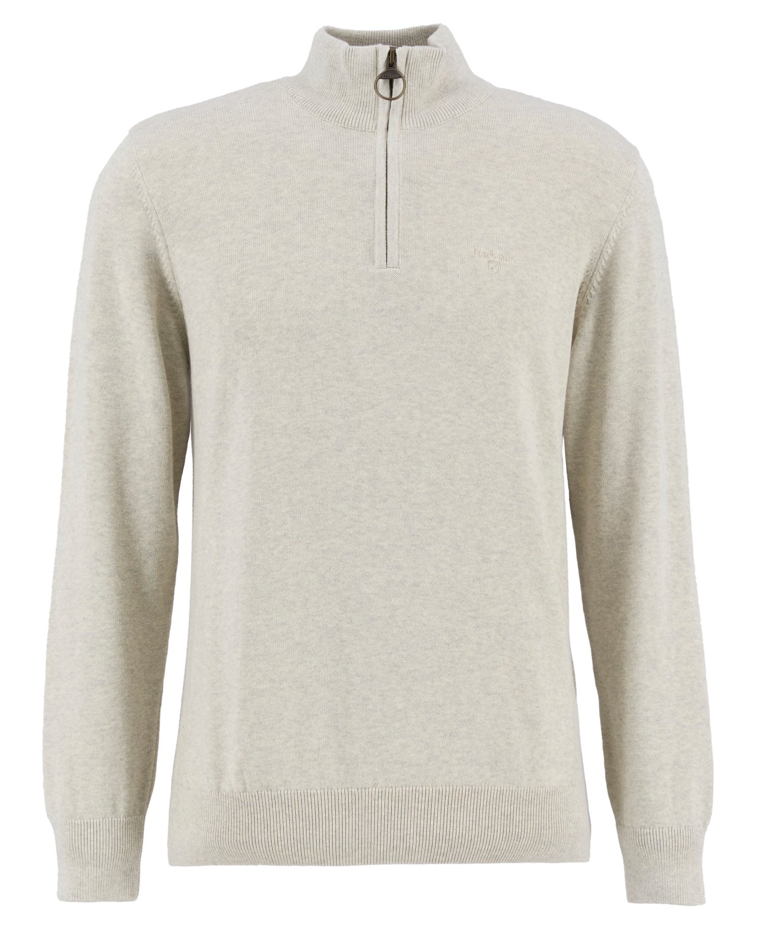 Cotton Quarter-Zip Jumper