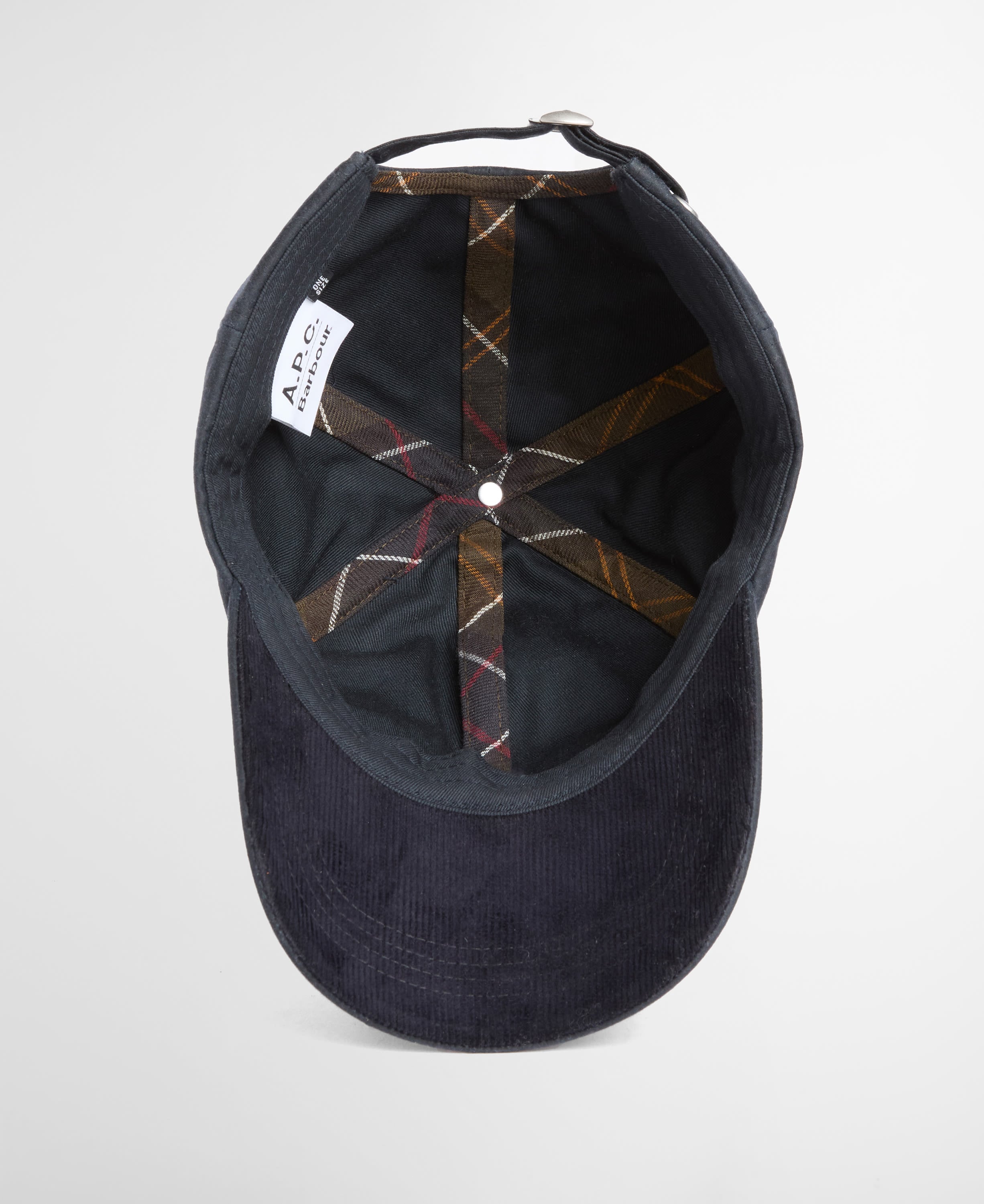 Barbour x A.P.C. Waxed Cap Dark Navy