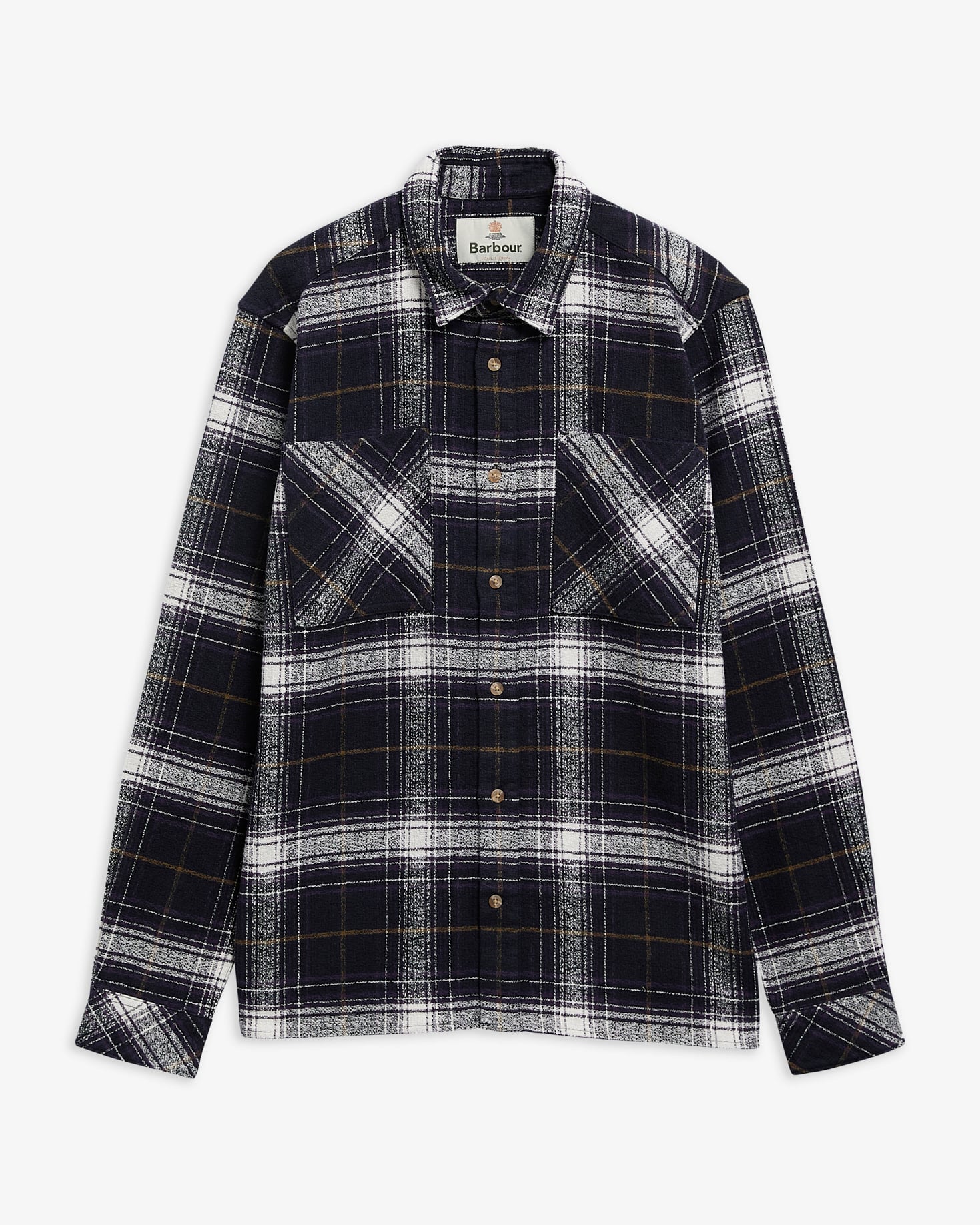 Kidson Relaxed Long-Sleeved Shirt Dark Navy