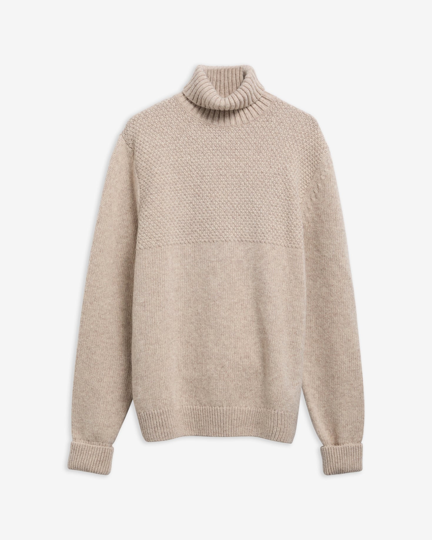 Northcliffe Submariner Rollneck Jumper Fog