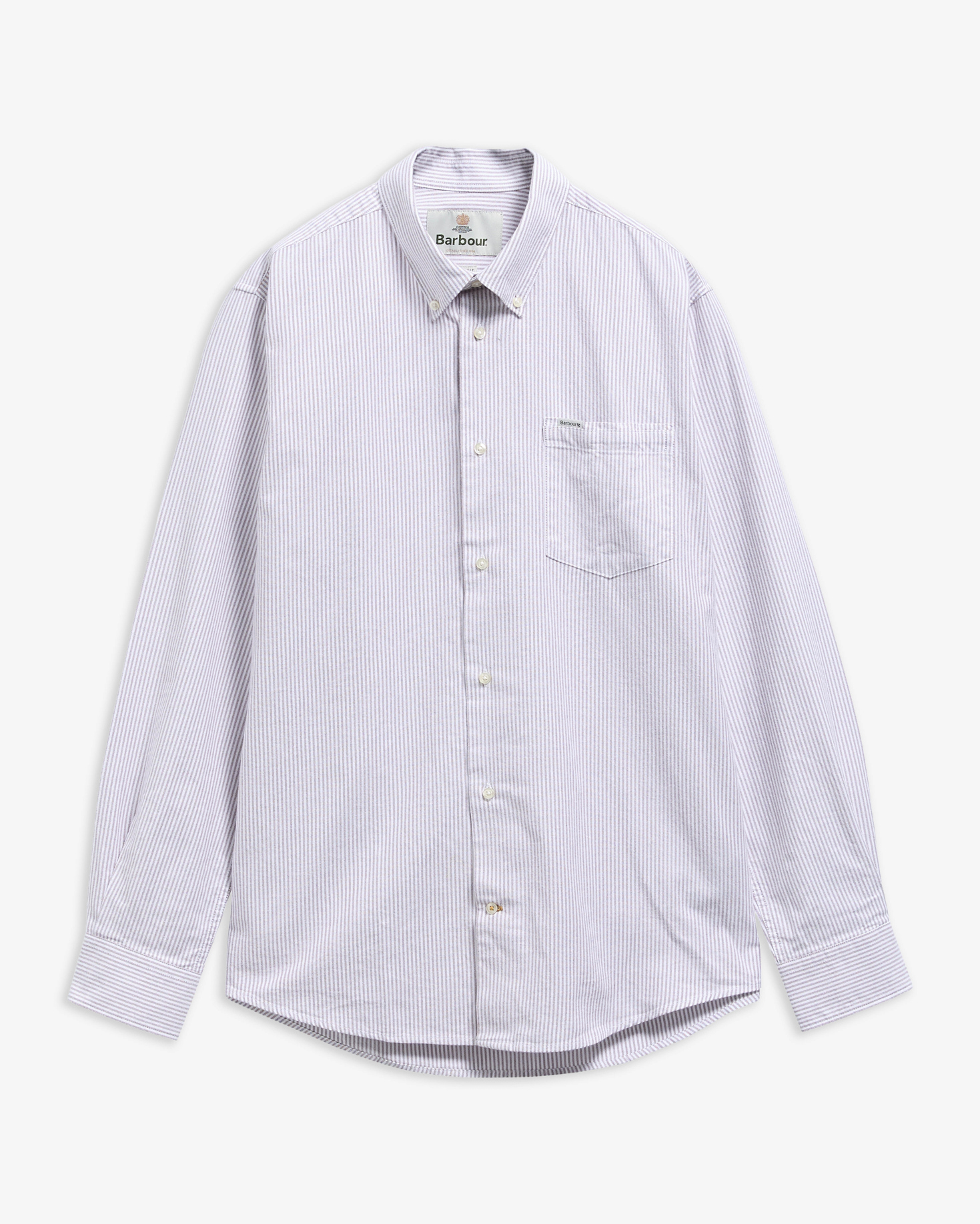 Sheldane Striped Regular Long-Sleeved Shirt Mauve