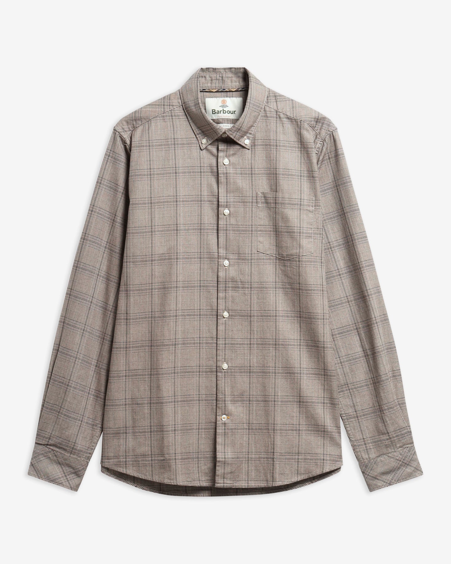 Camicia Franklin a maniche lunghe leggermente aderente Stone