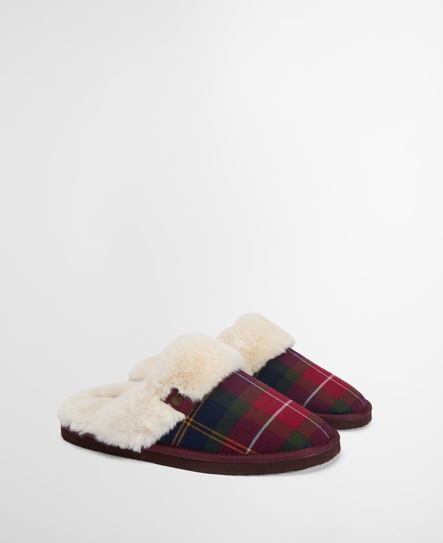 Claudia Tartan Mule Slippers