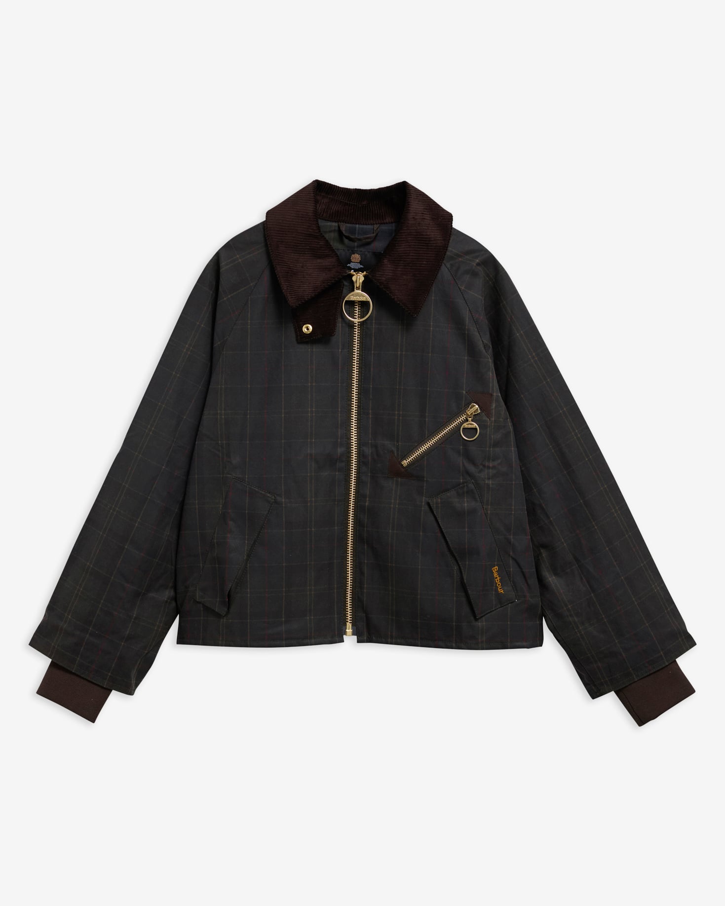 Arlene Checked Waxed Jacket Classic/Shadow Classic