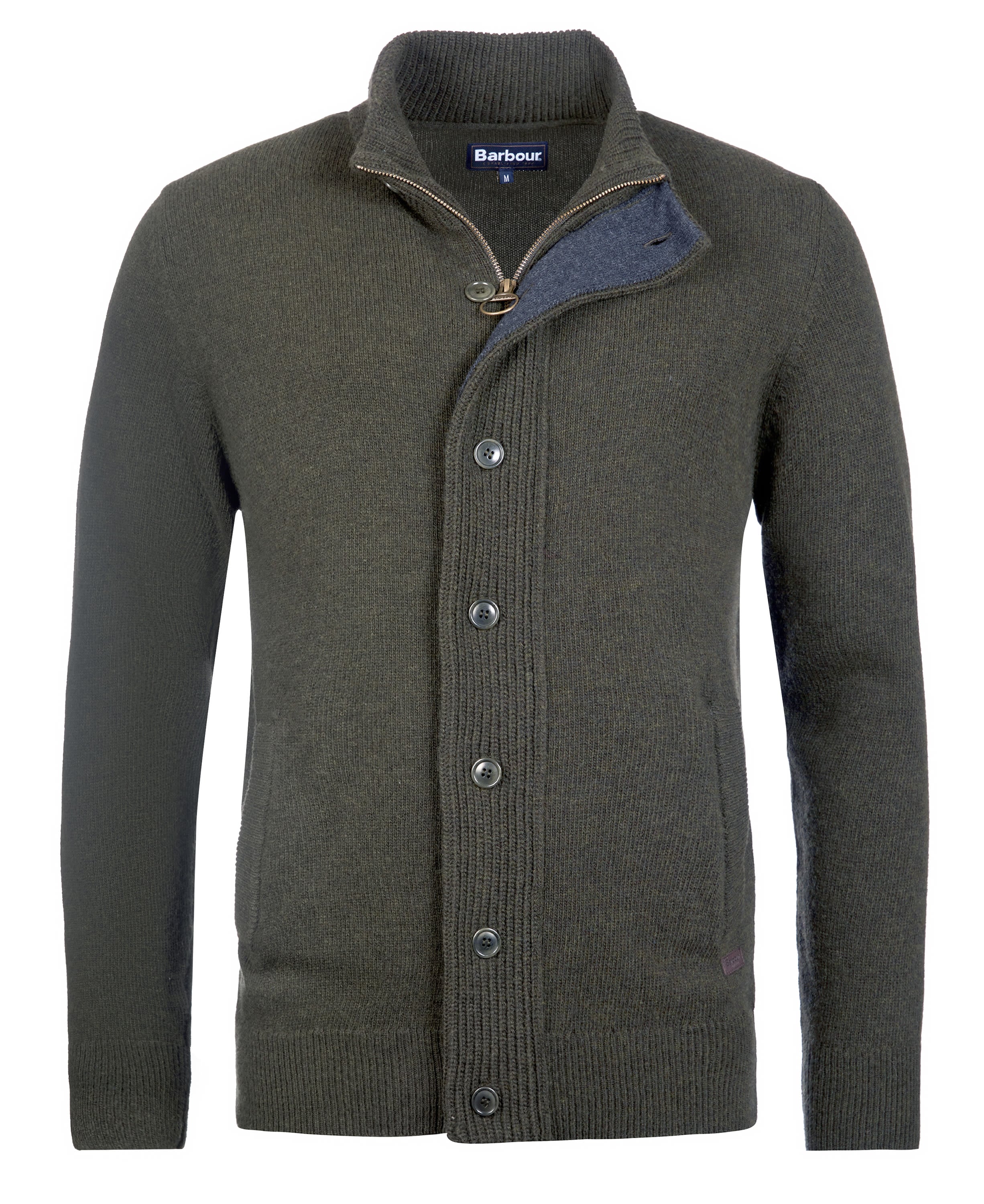 Essential Elbow-Patch Cardigan