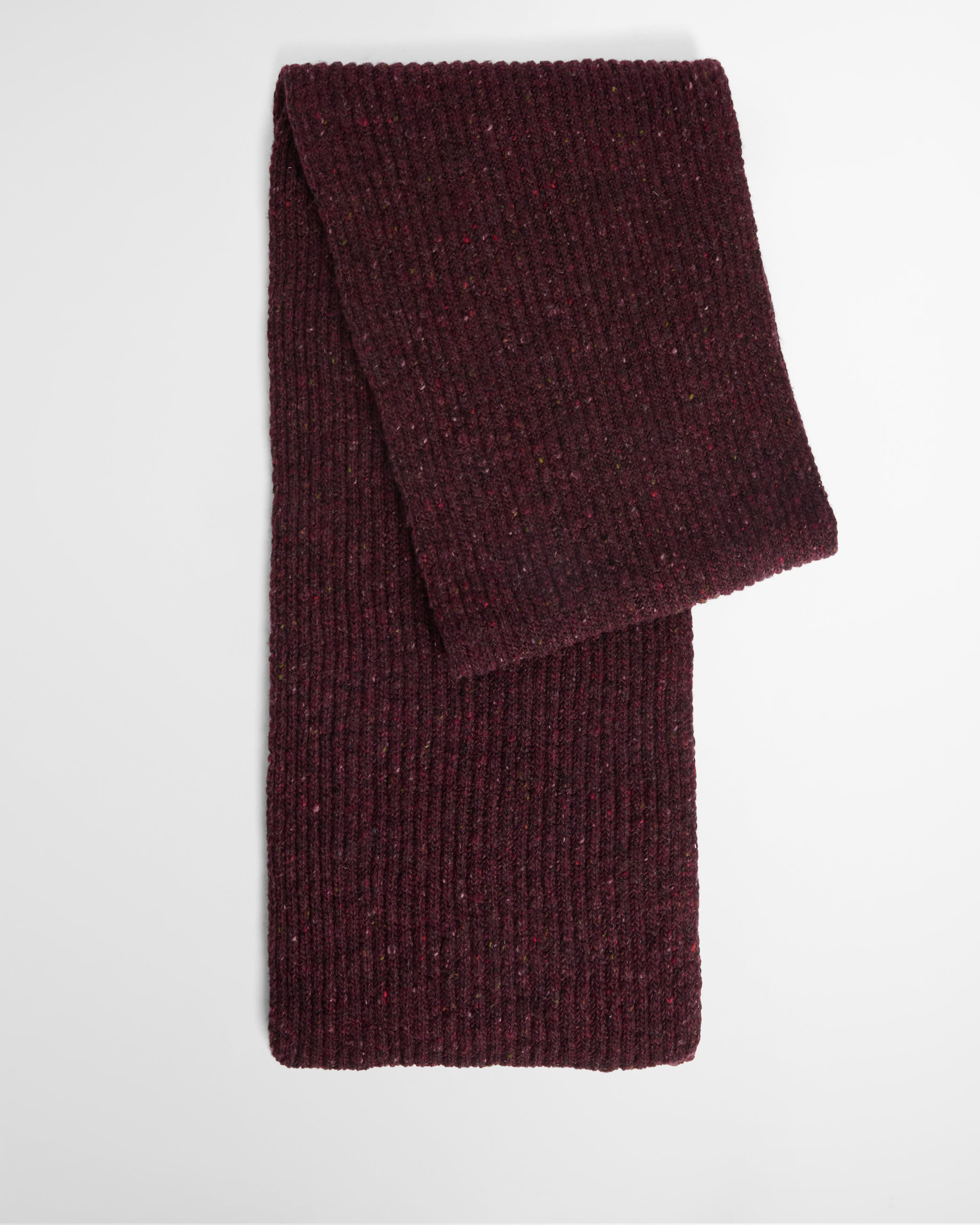 Donegal Tweed Made in Scotland Scarf Merlot