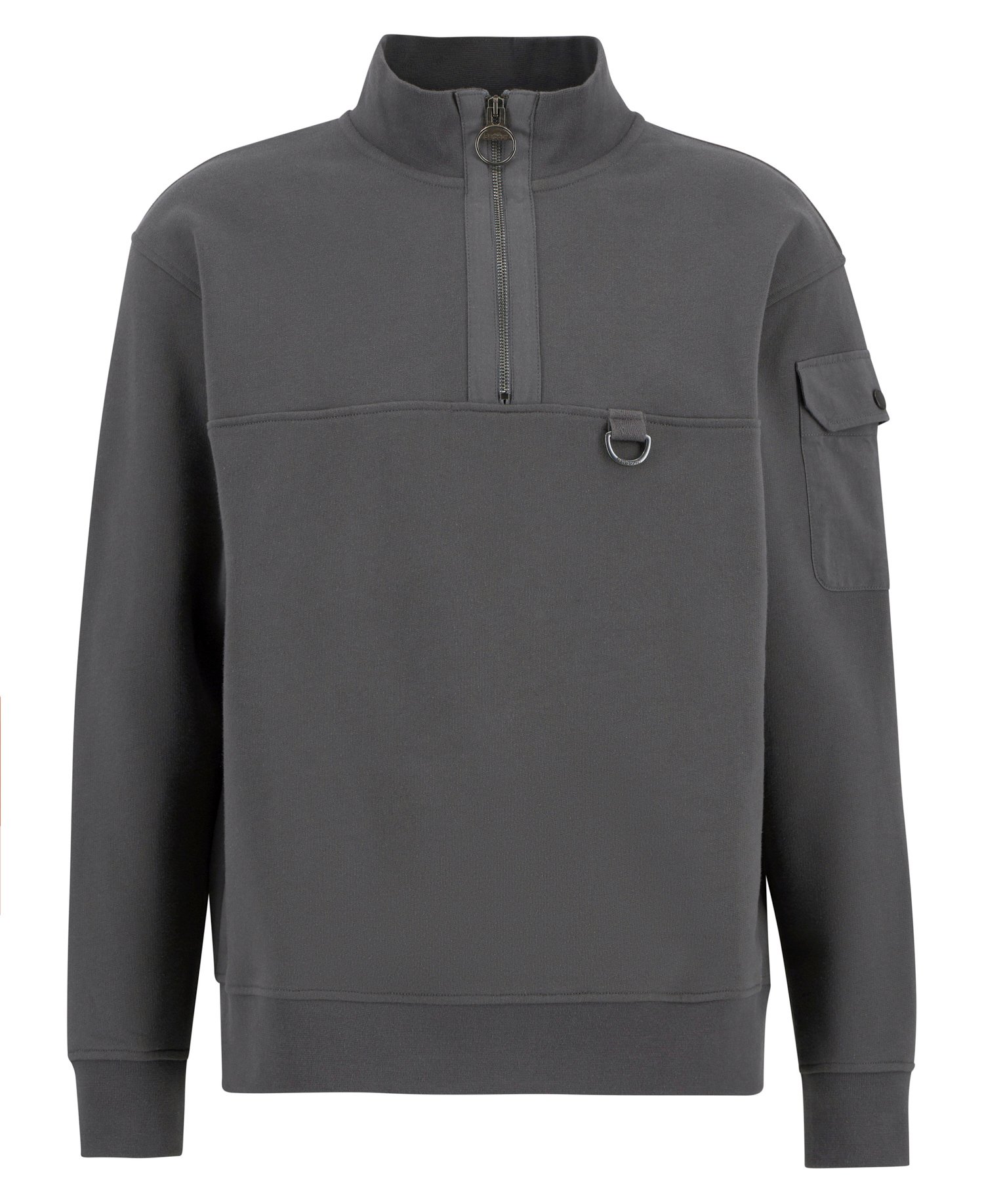 Maglione con zip corta dalla vestibilit&agrave; comoda Galloway