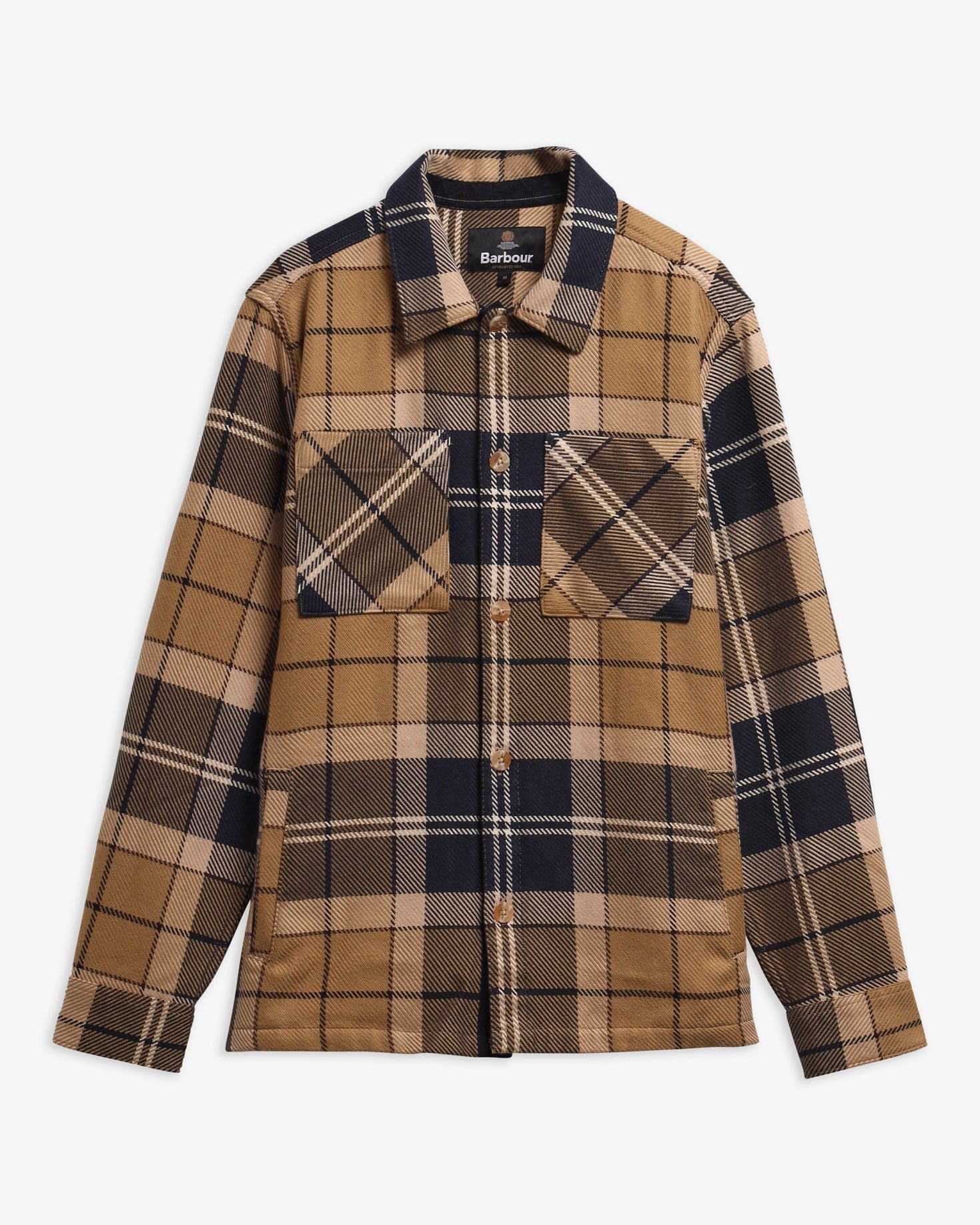 Barbour Overshirt Oversized Tartan Birchwood Dress Tartan