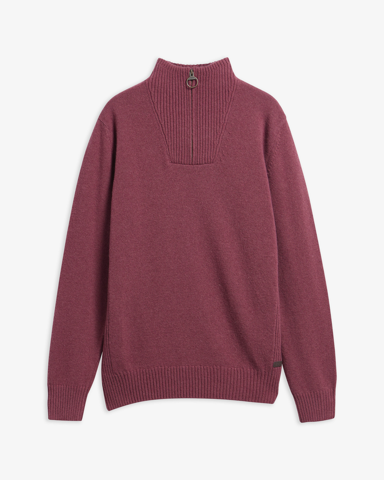 Nelson Essential Quarter-Zip Jumper Mauve