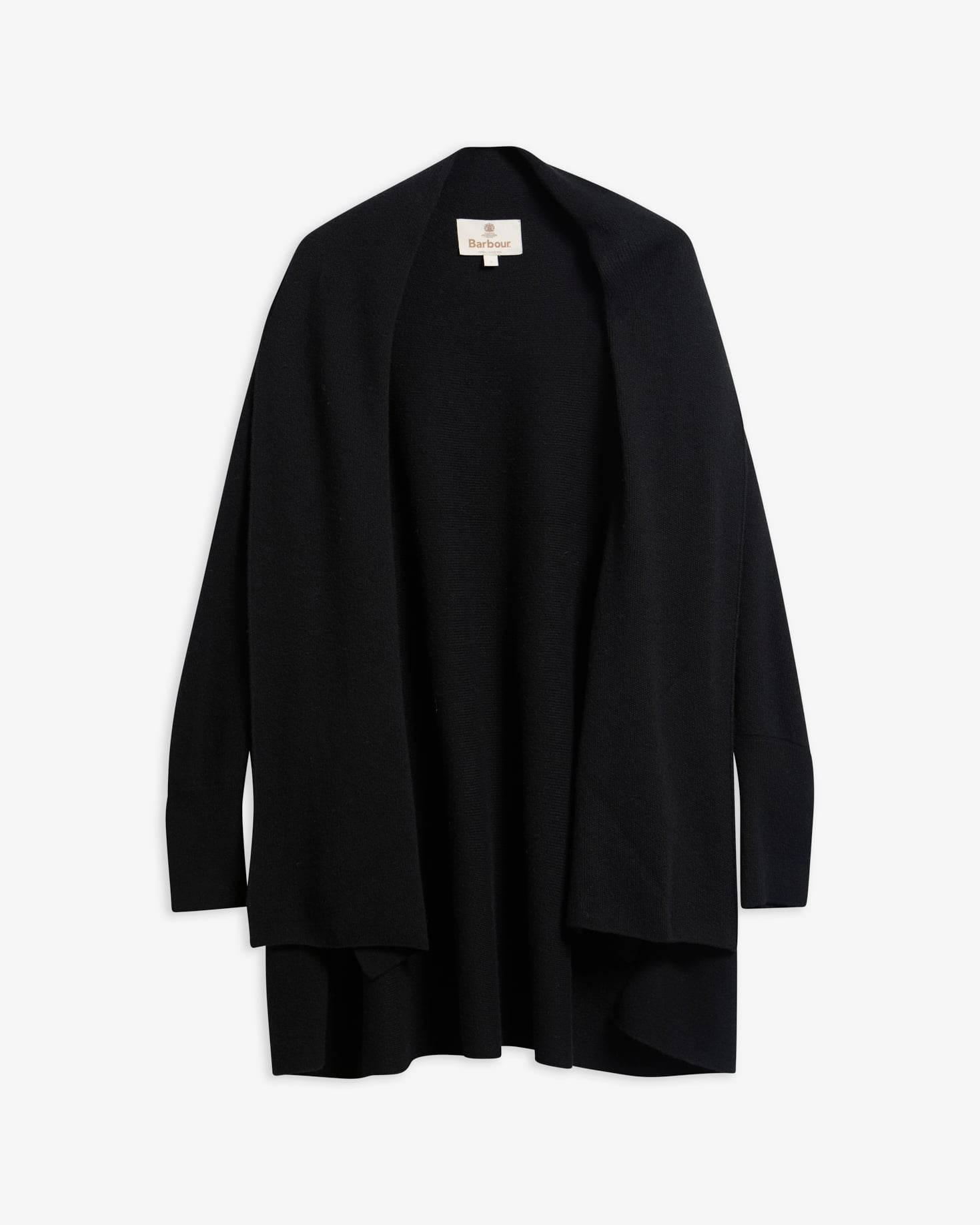 Eva Wool-Blend Cape Black
