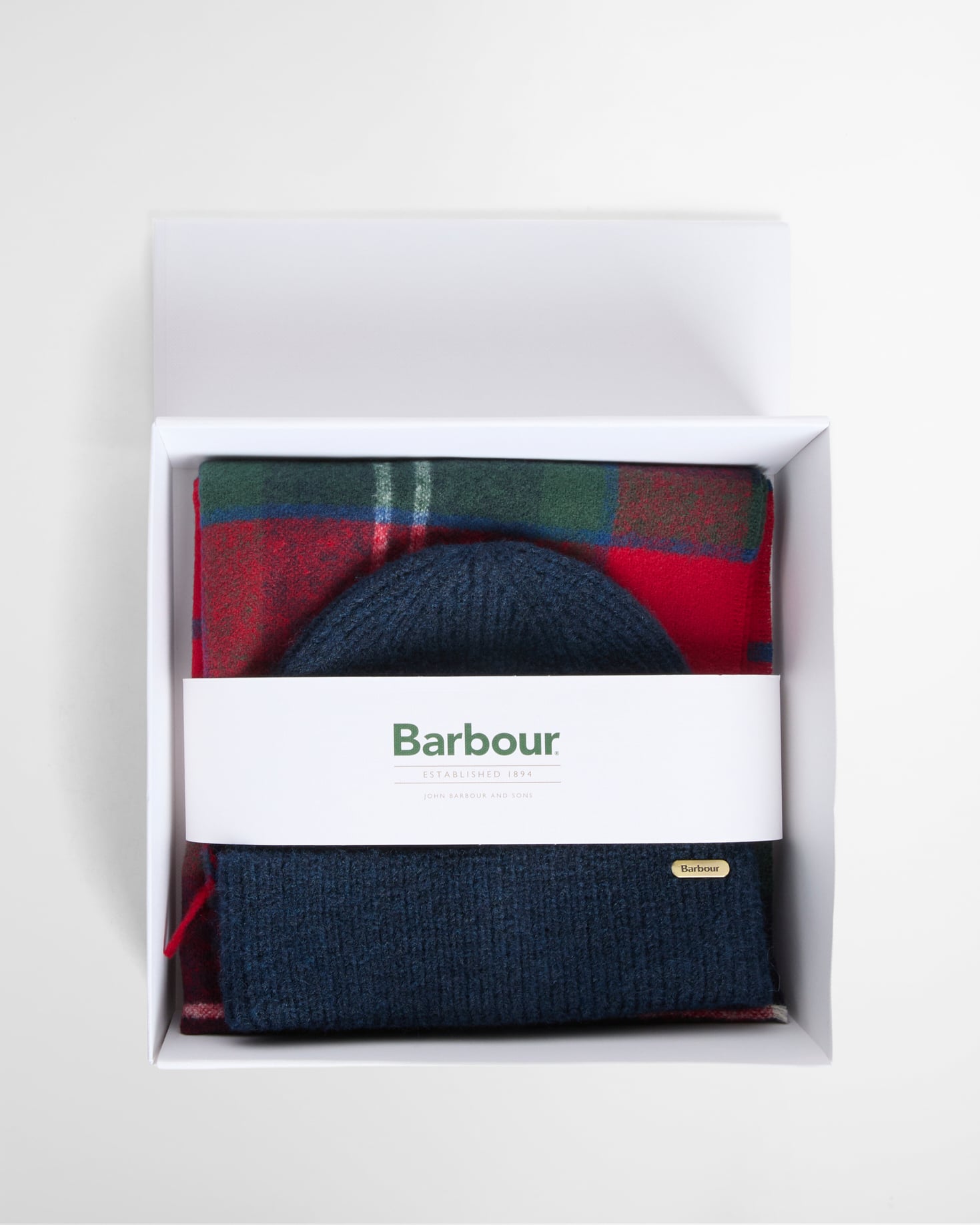 Olivia Beanie & Scarf Gift Set Red Spruce