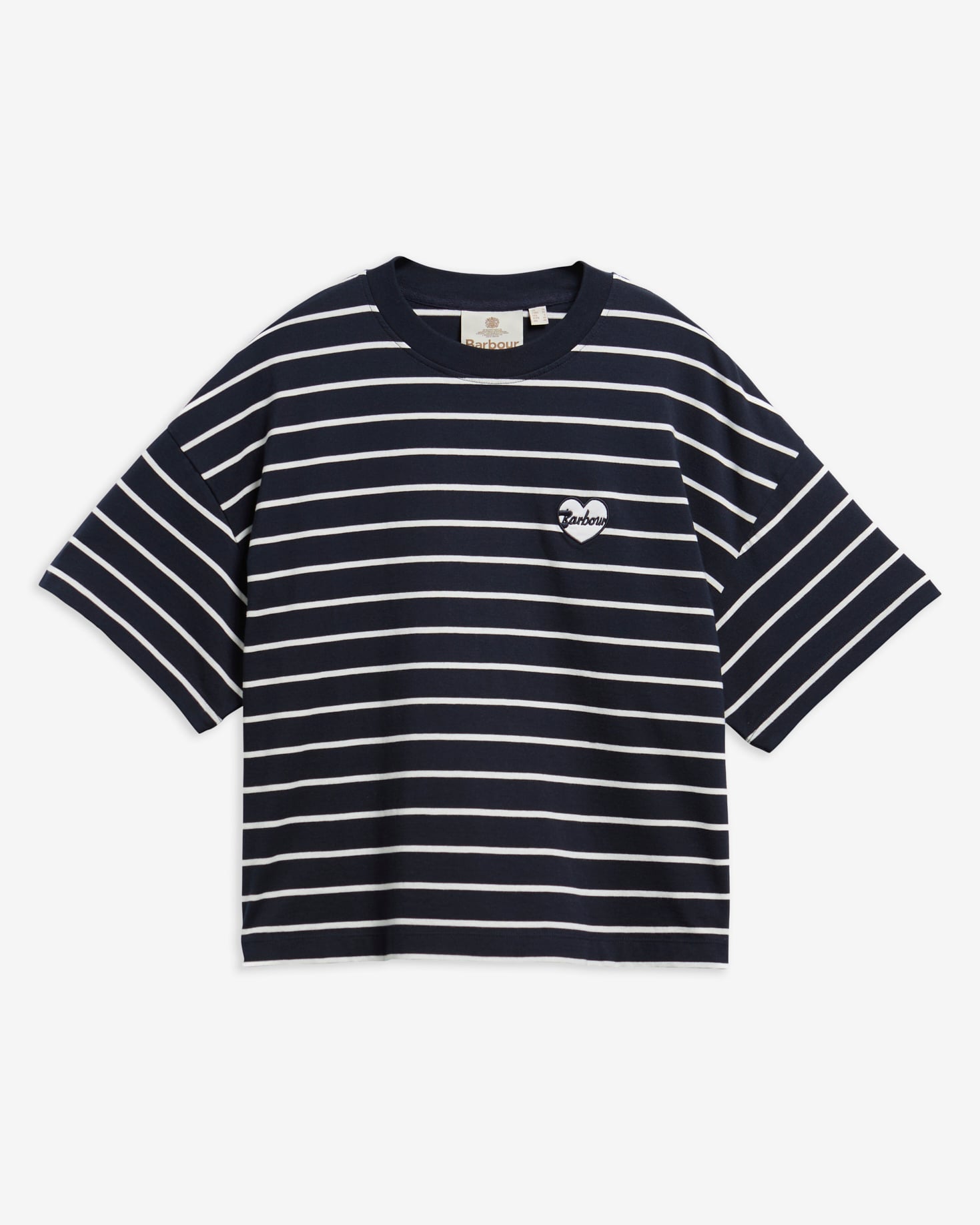 Barbour T-Shirt Ambleside Striped Dark Navy/Cloud