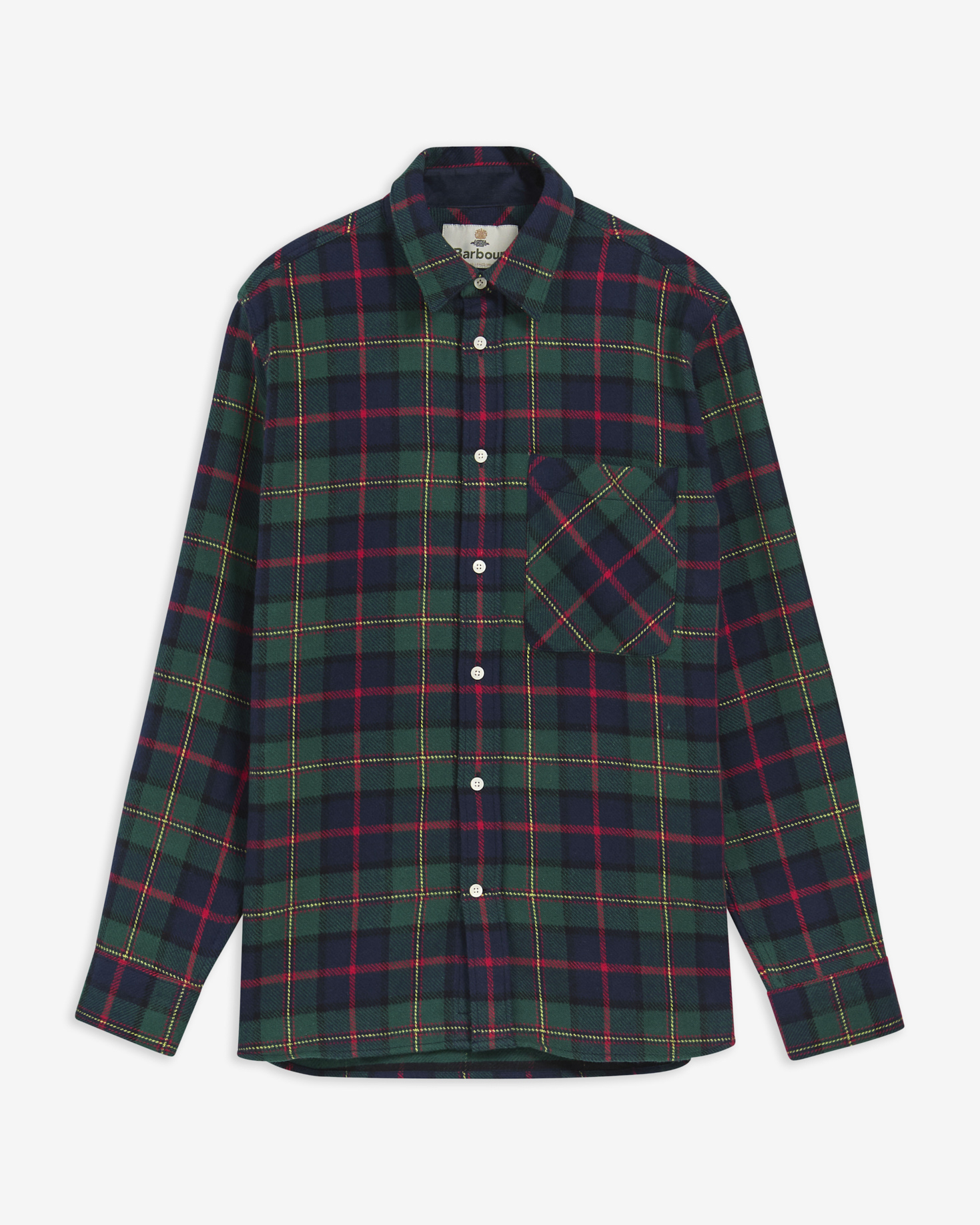 Darnick Authentic-Fit Long-Sleeved Shirt Navy