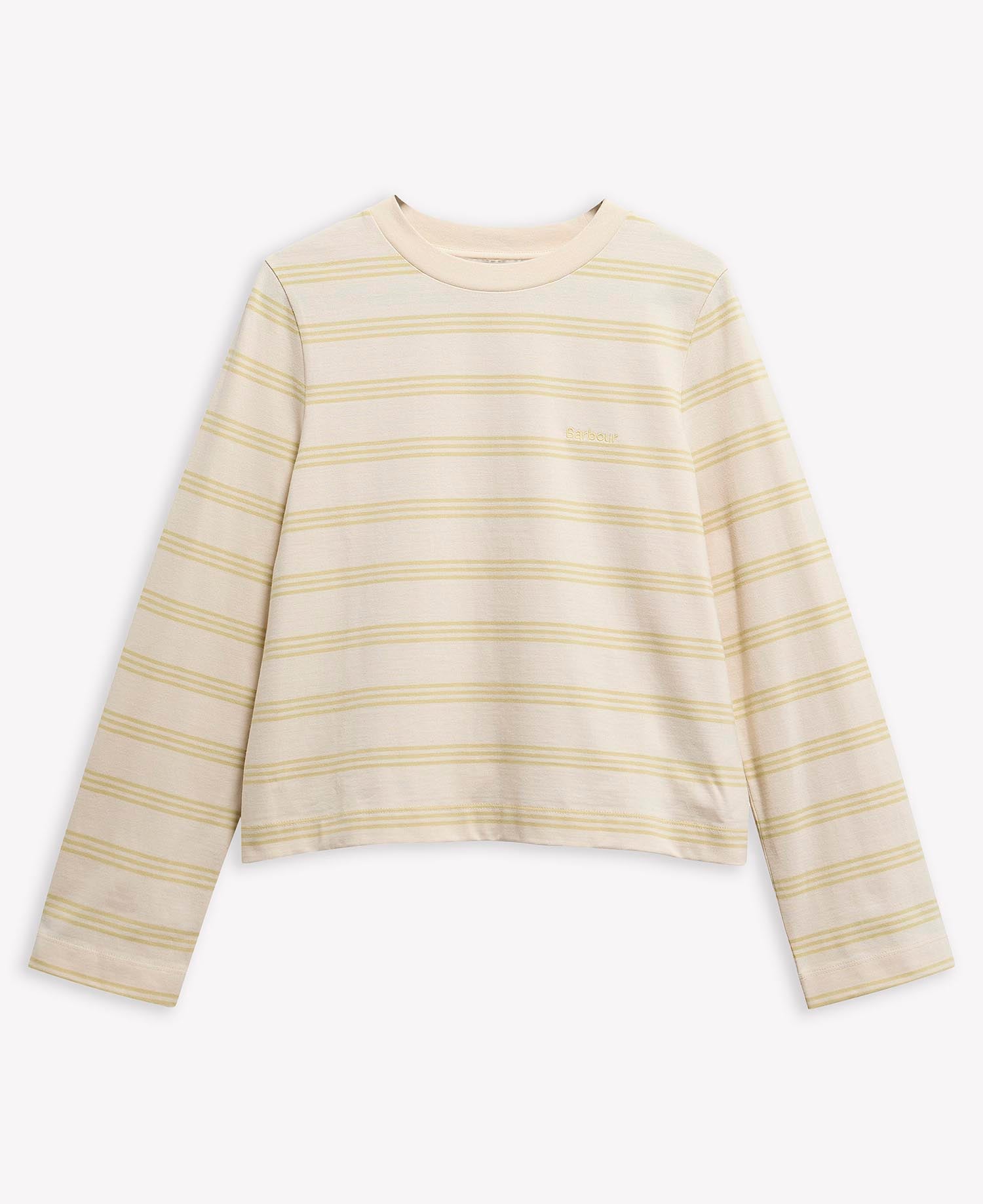 Dartmoor Striped Long-Sleeved T-Shirt Original Ecru/Soured Citrus Stripe