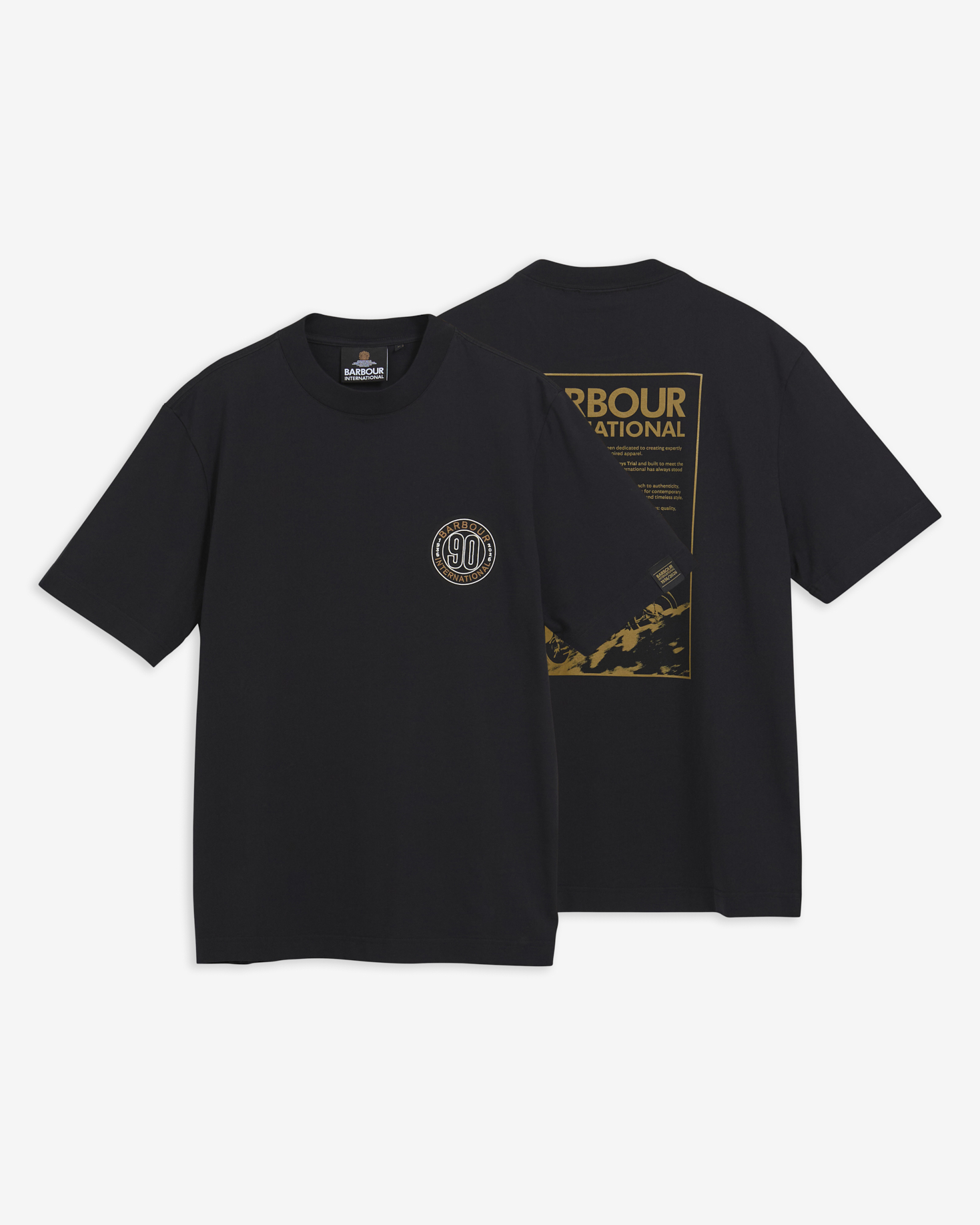 T-Shirt 90th Anniversary Graphic Black