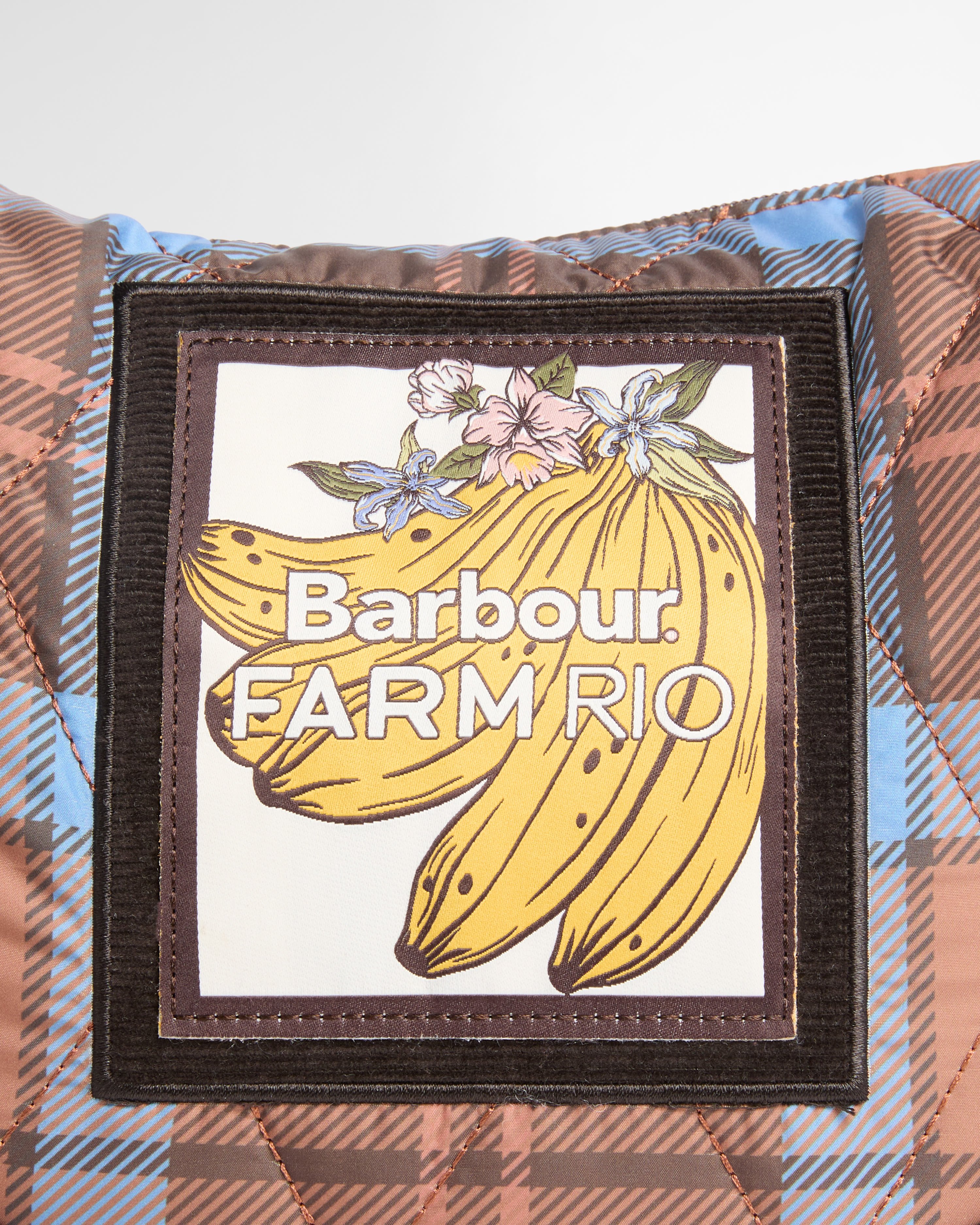 Barbour FARM Rio Fernanda Small Sling Bag Tropical Tea Tartan