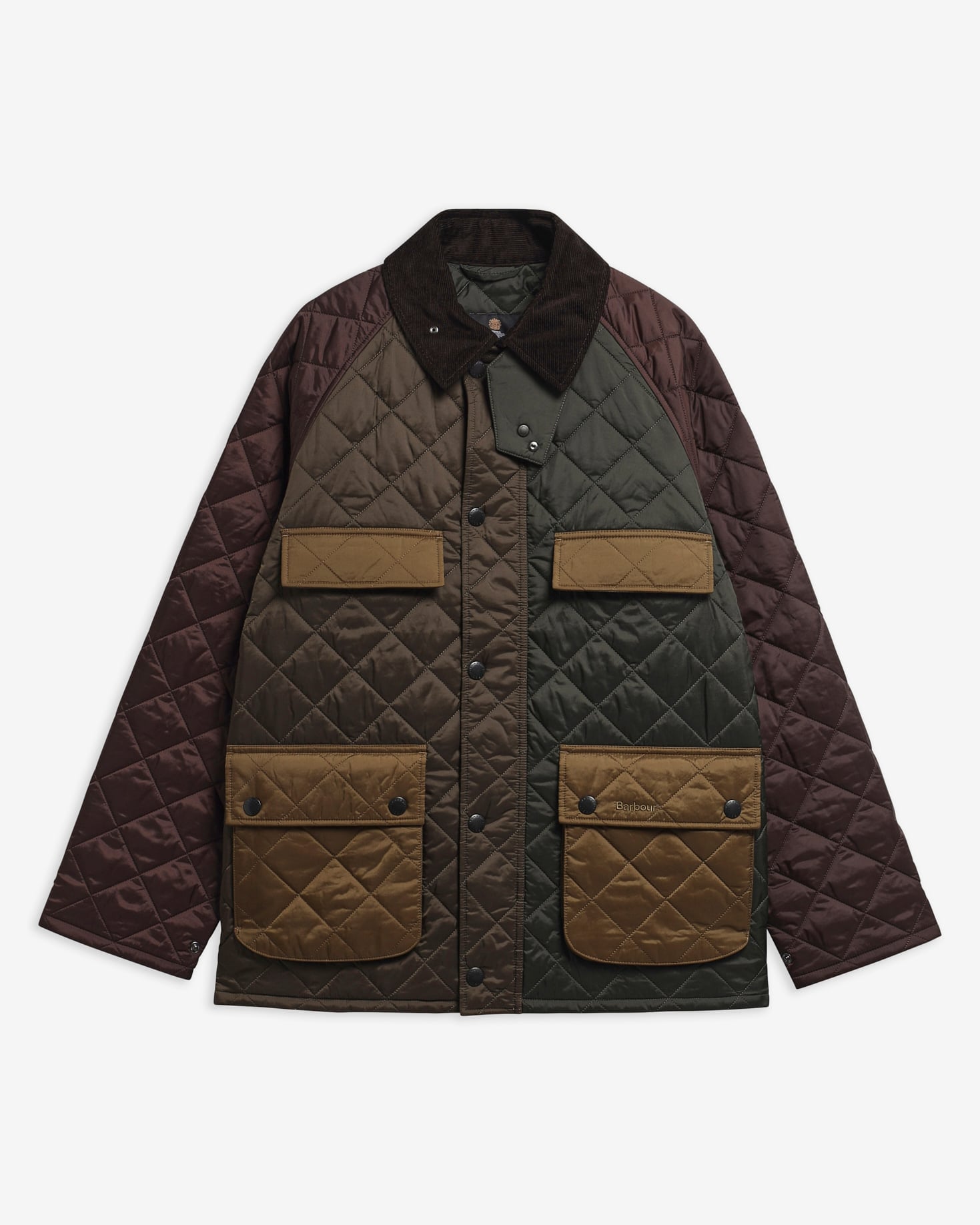 Barbour Steppjacke Patchwork Sugarlump Bedale Sage